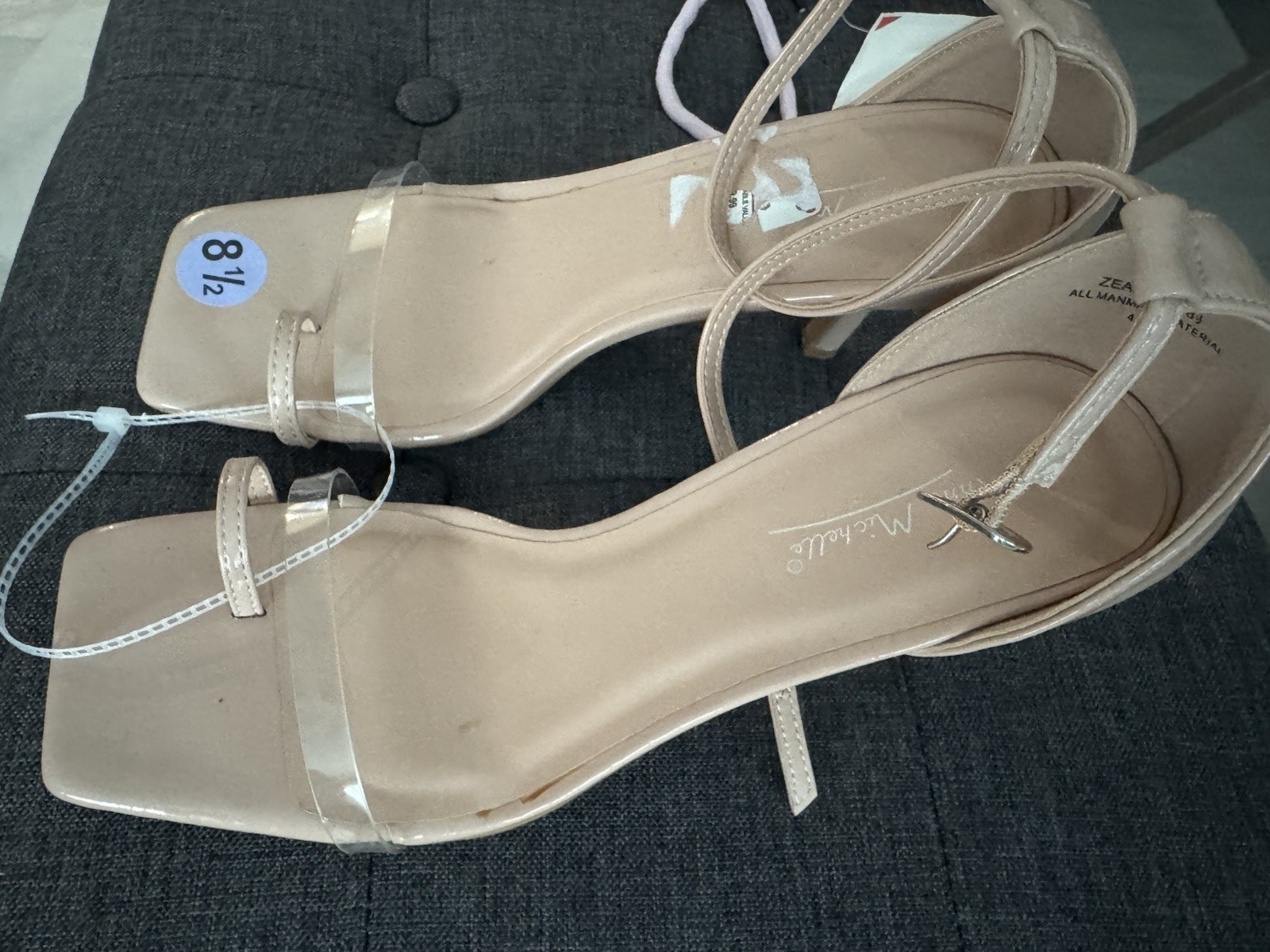 Elegant Women’s sandals , Pale Pink/Nude Size 8.5
