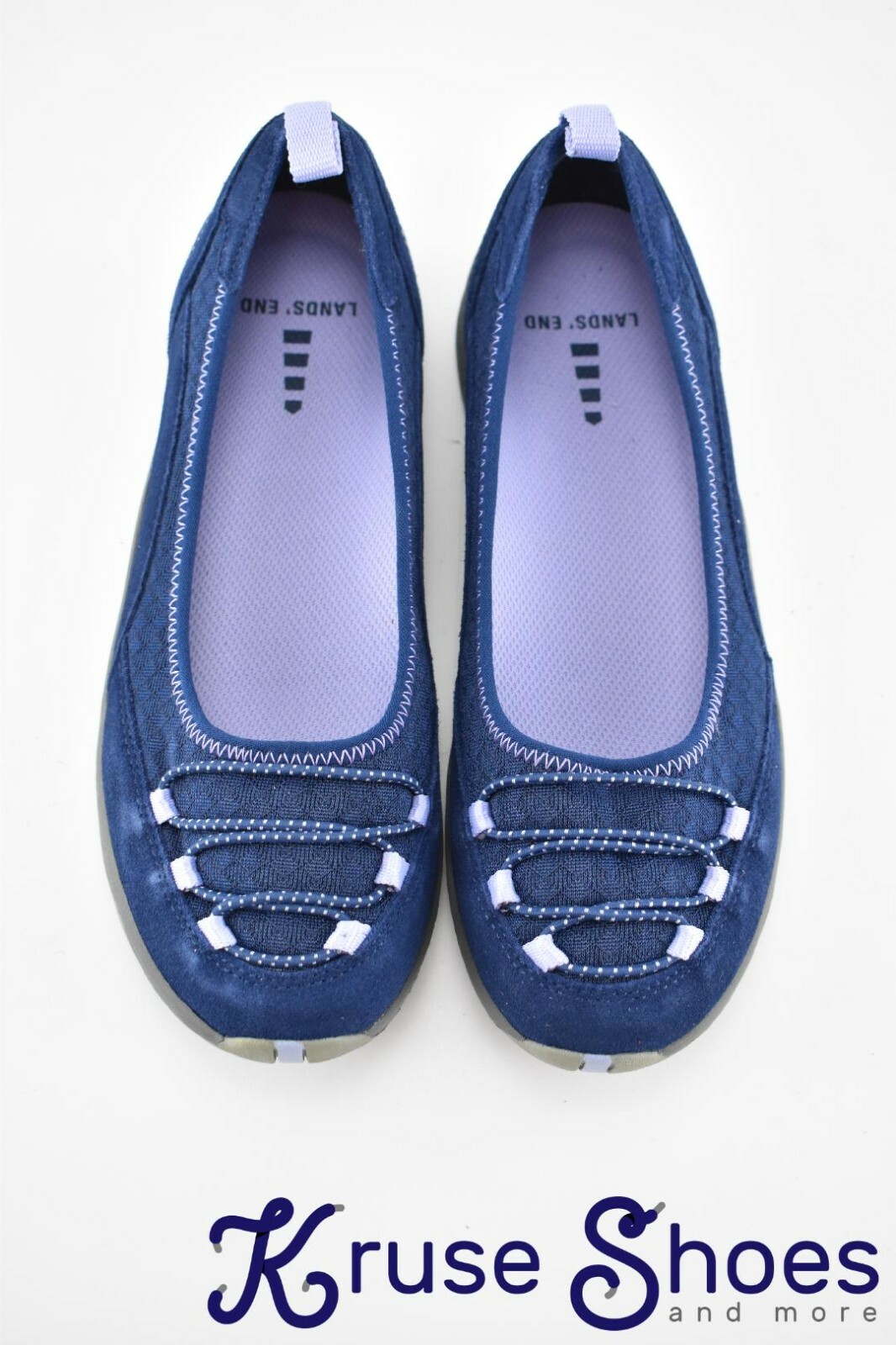 Lands End Women’s Ballet Flats «Deep Sea» Size 8D