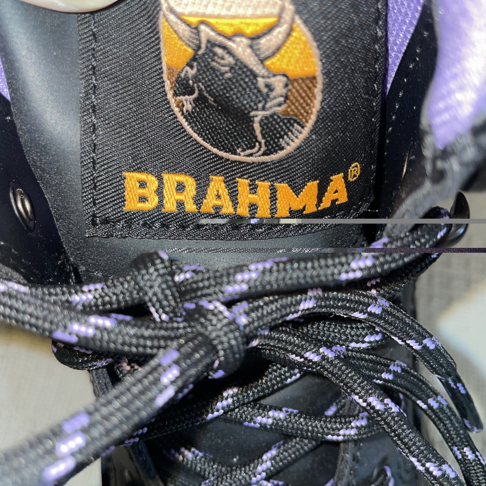 Brahma Women’s Steel Toe Boots Size 8 M Black Leather Workwear Rugged Outdoors