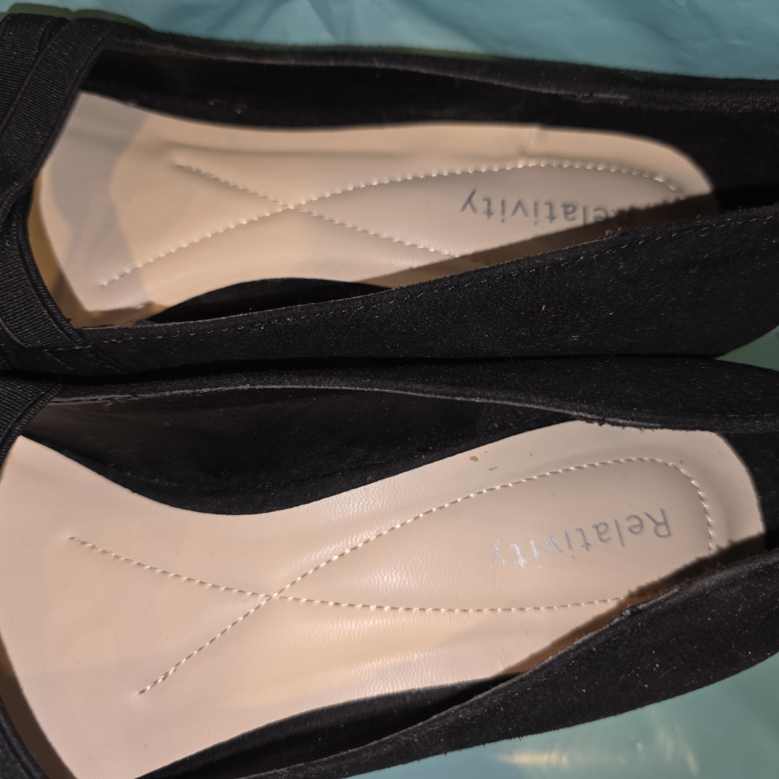 RELATIVITY PUMPS BLACK HEELS SHOES WOMENS Size 8.5 Faux Suede Sexy & Classy GLAM