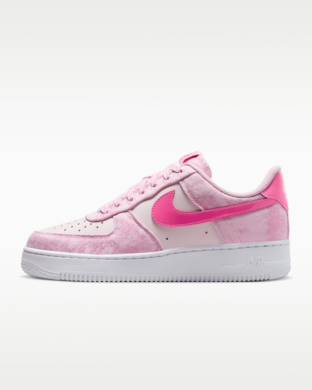 NIKE Women’s Air Force 1 ’07 “Denim” IR1974-663 Pink Foam Pearl Pink White