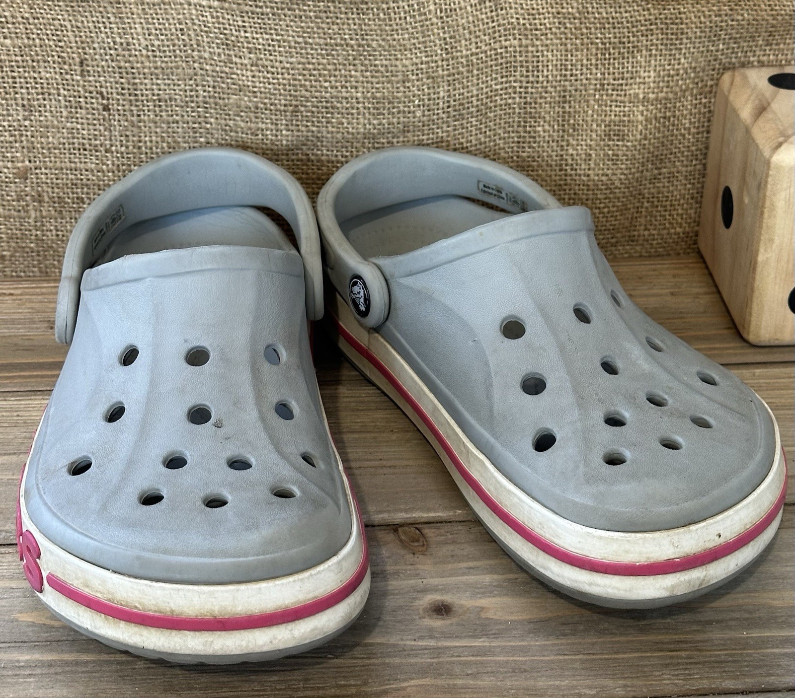 Crocs Bayaband Clogs Athletic Gray Women’s 7