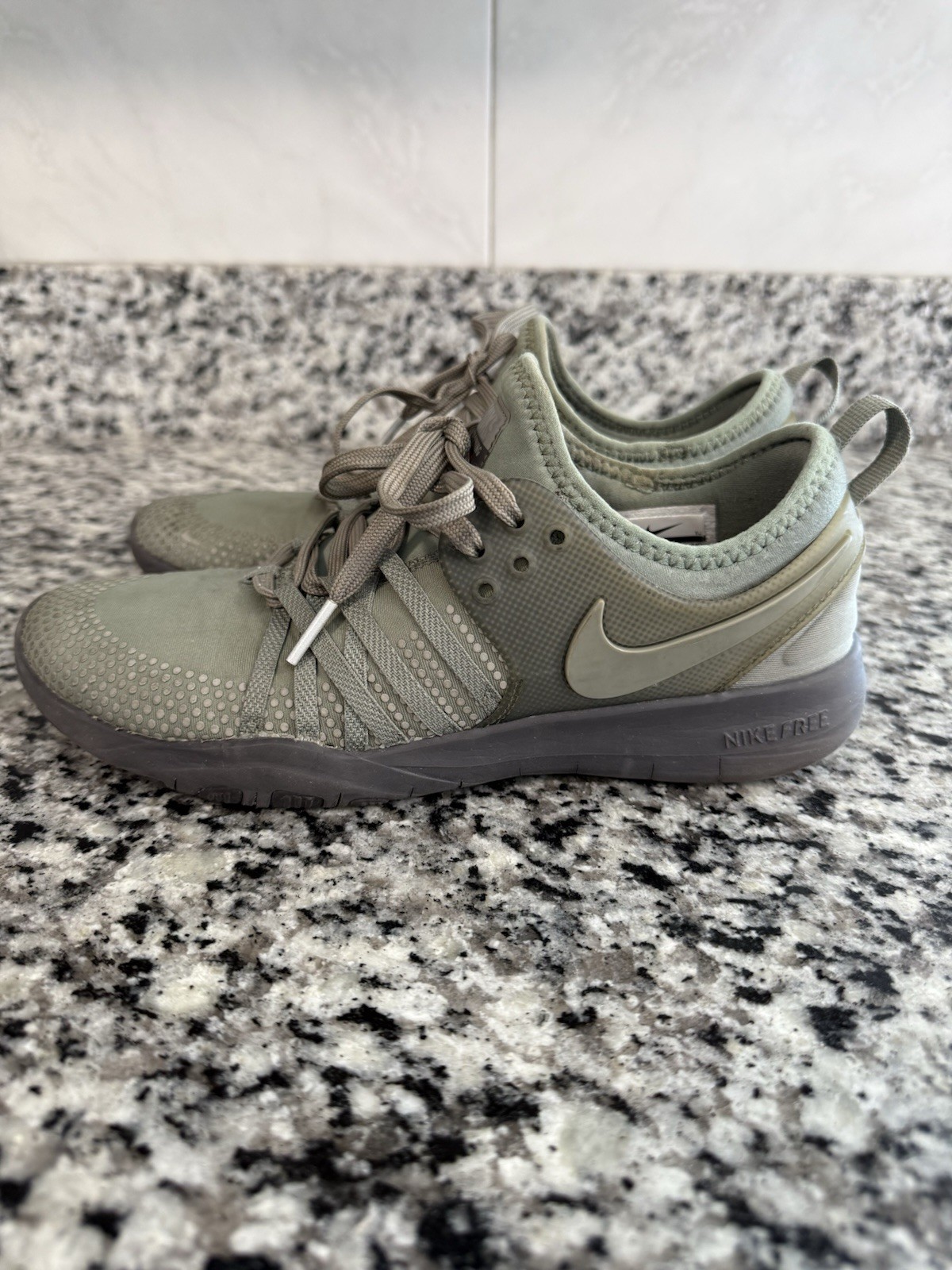 Women’s Nike Free TR 7 Shield Dark Stucco Midnight Fog Athletic Sneakers