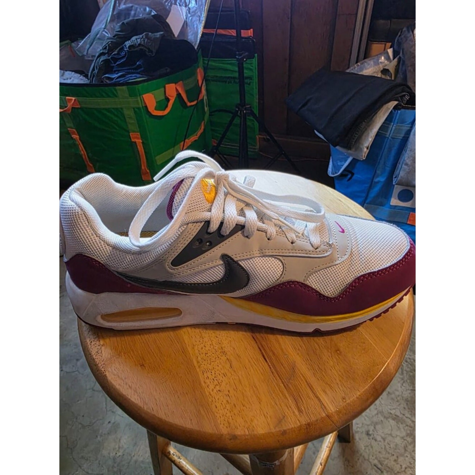 Nike Air Max 90 Yellow & Purple Unisex Adults Size 11 Sneakers