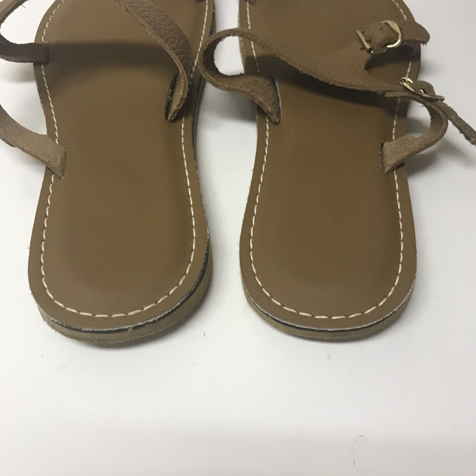 Woman’s Kino Ana Leather Sandals Size 8.5-9 Tan Handmade in United States
