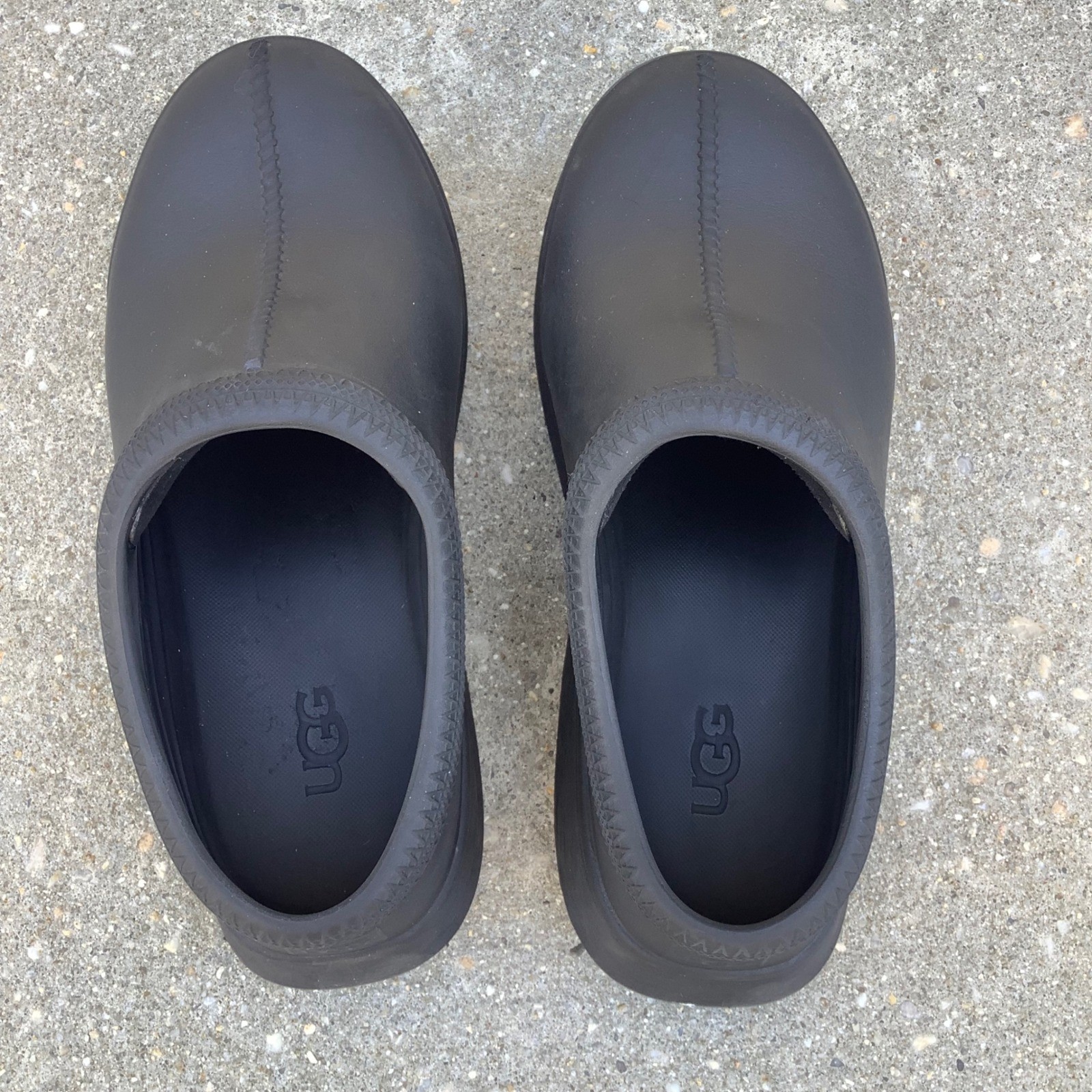UGG Tasman Regen Clogs Black Water Resistant EVA Slip On W 9 Shoes 1144055