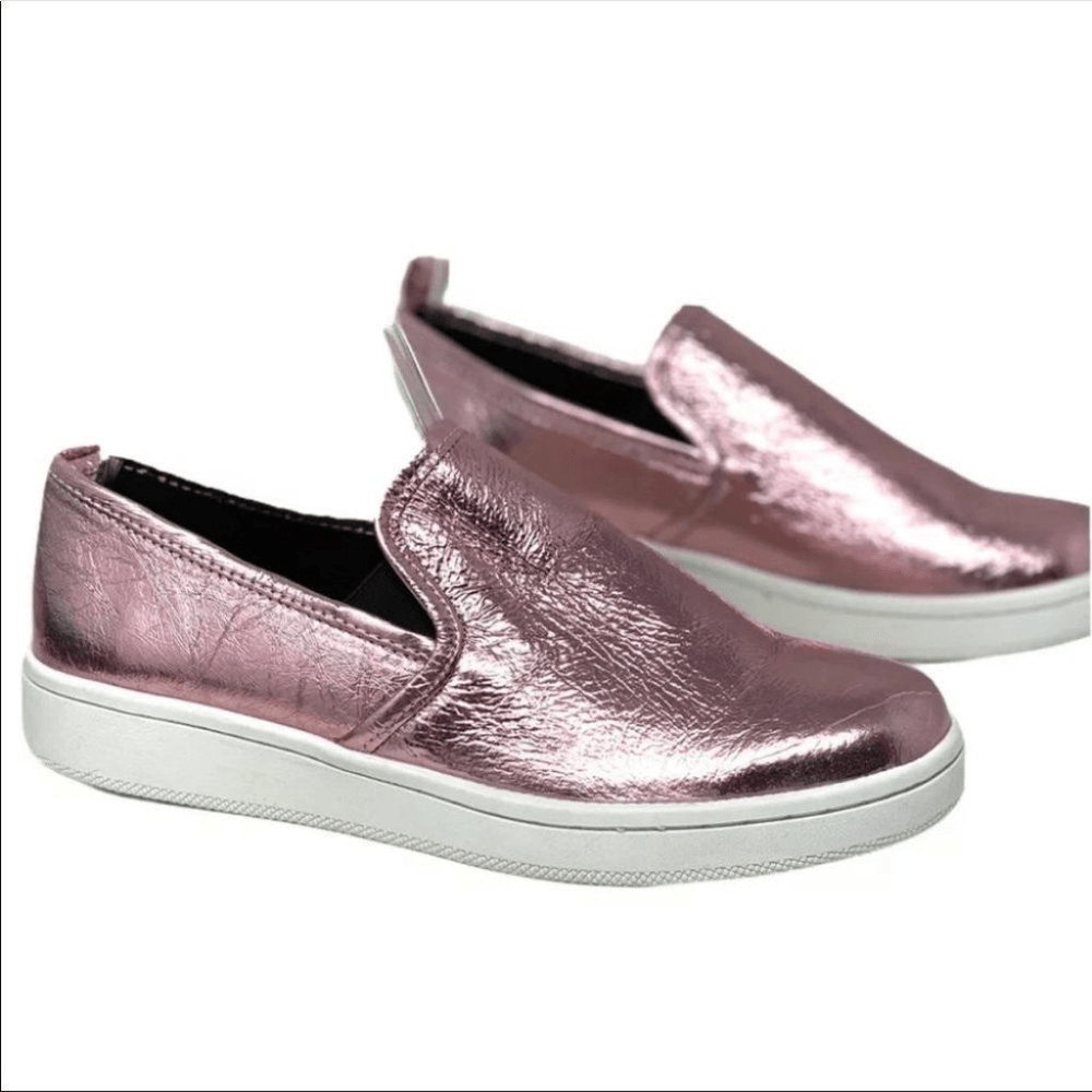 Calvin Klein Sneakers Womens 8 Pink Sporty Deva Casual Slip On Activewear