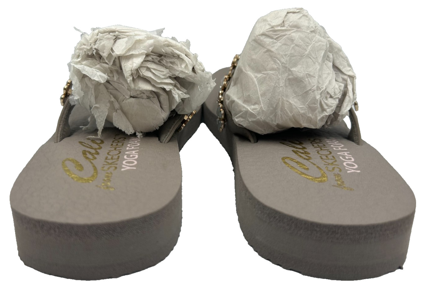 Skechers Women’s Cali Gear Meditation Daisy Crush Sandals Taupe/Muli Size:7 150i