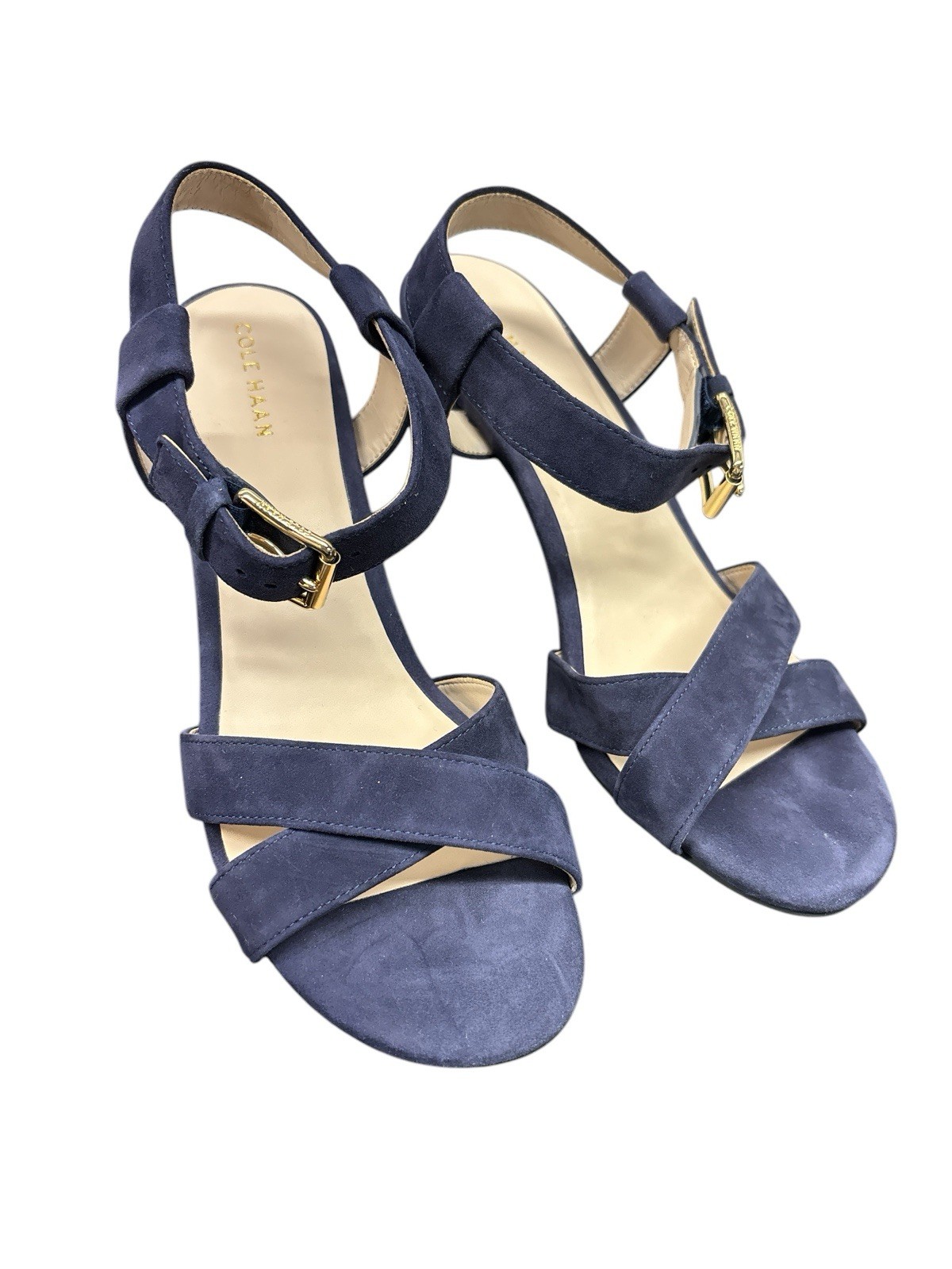Cole Haan Kadi Sandal – Marine Blue Suede – Women’s Size 7.5 B