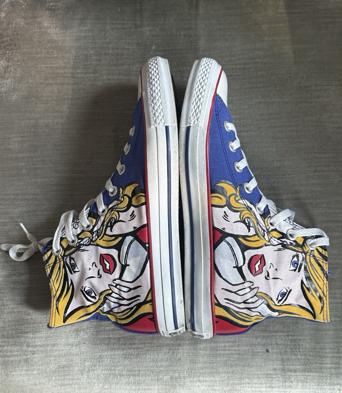 Converse Pop Art High Top Sneakers EU 40 US Mens 7 Womens 9