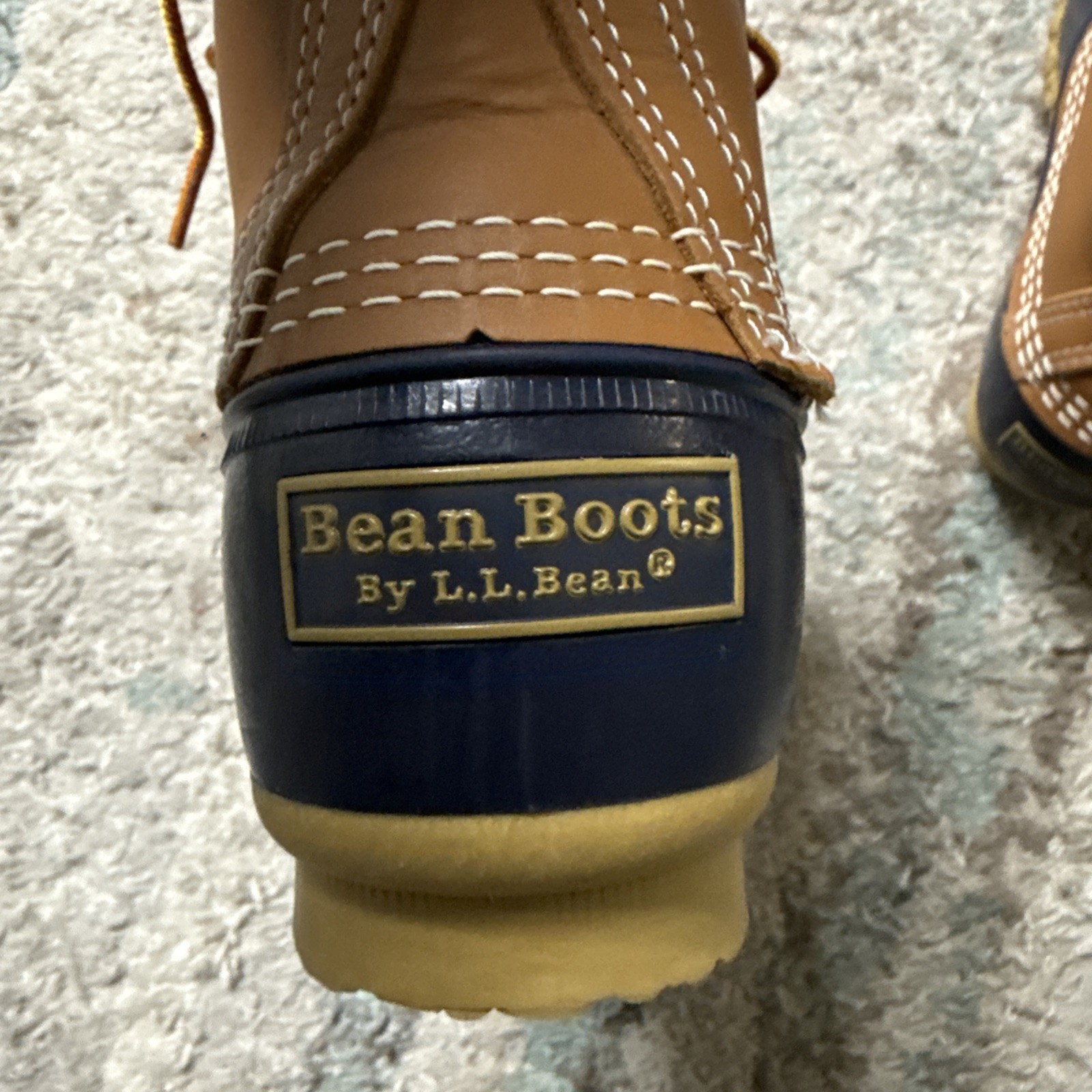 L.L.Bean Women’s Classic Tan Brown Bean Boots – Size 7M – EUC – #212880