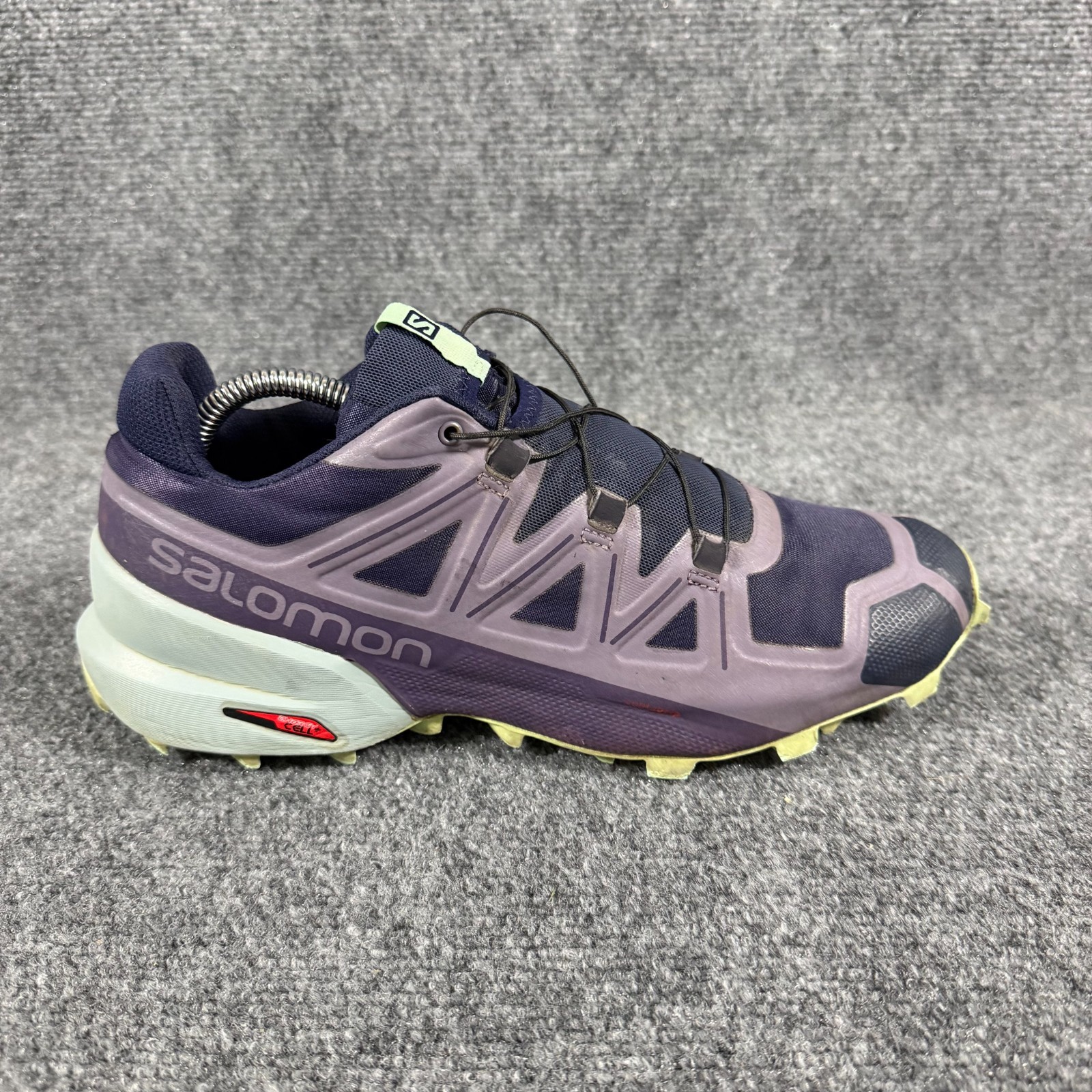 Salomon Speedcross 5 Trail Running Shoes Purple Quicklace Women’s 10 (414621)