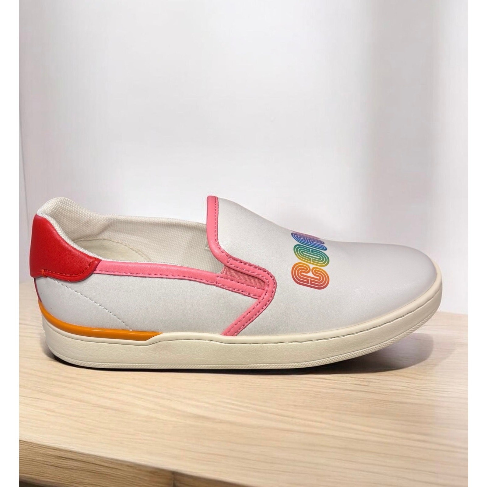 NWT Coach CA452 Wells Leather Slip-On Sneaker Size 7.5B