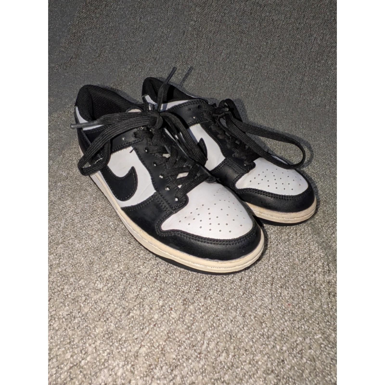 Nike Dunk Low Panda White Black unisex Sneakers CW1726-101 Mens 5 Womens 6.5