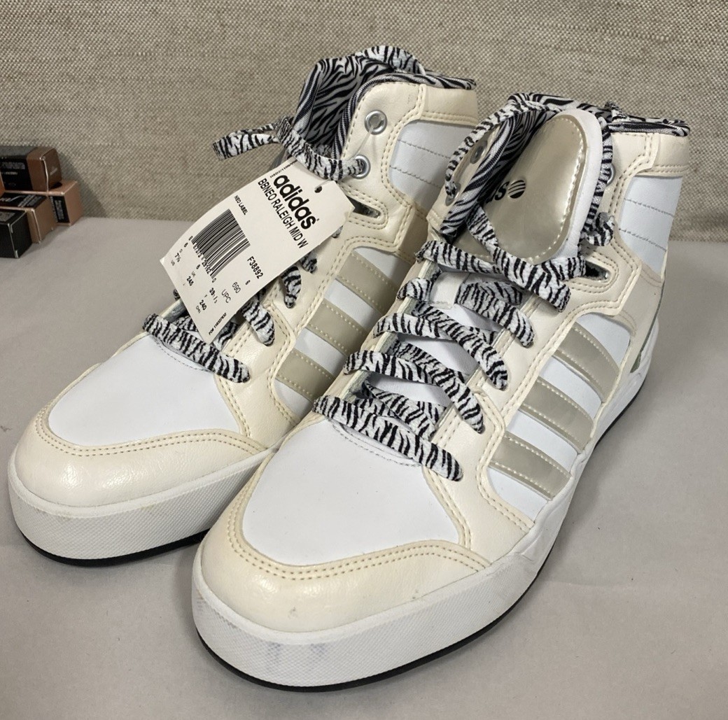 Adidas NEO Zebra High Tops 7.5W ART F38892