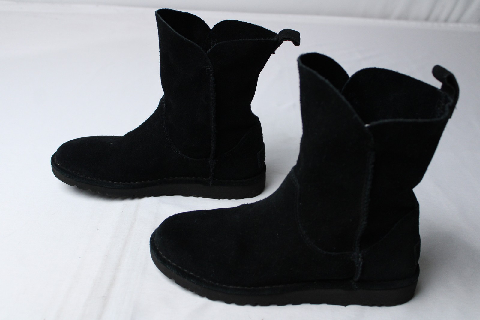 UGG Women’s Alida Unlined Suede Slouch Boots JL3 Black Size US:7 UK:5.5