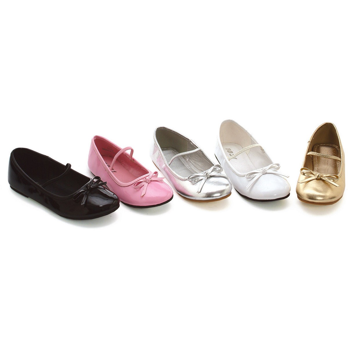 Ellie 013 Ballet Slip On Dance Slippers Shoes Black sz X-Small
