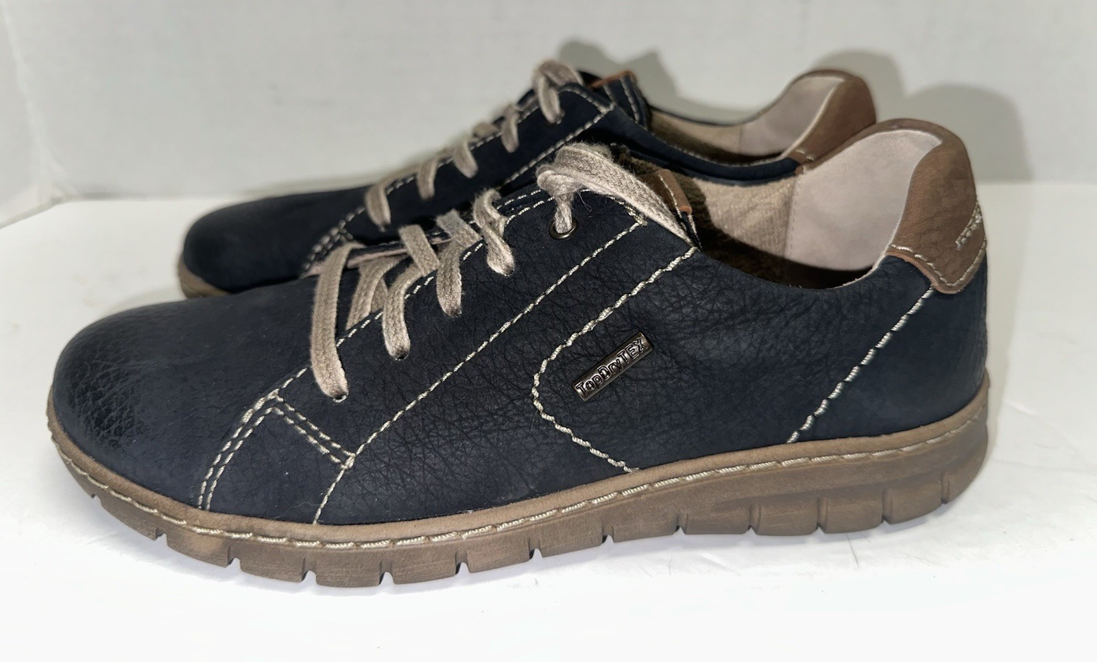 Josef Seibel Steffi Lace-Up Shoes Sneakers Black Womens 37 EU (6/6.5 US )