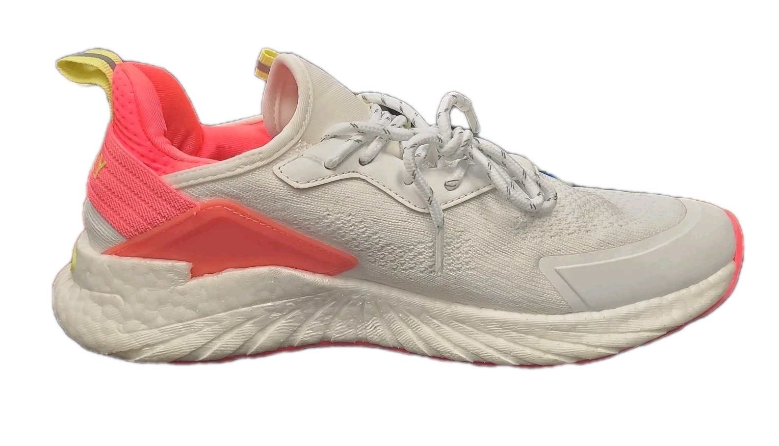 Charly Athletic Active Running Shoes White Pink Womens Size 9.5