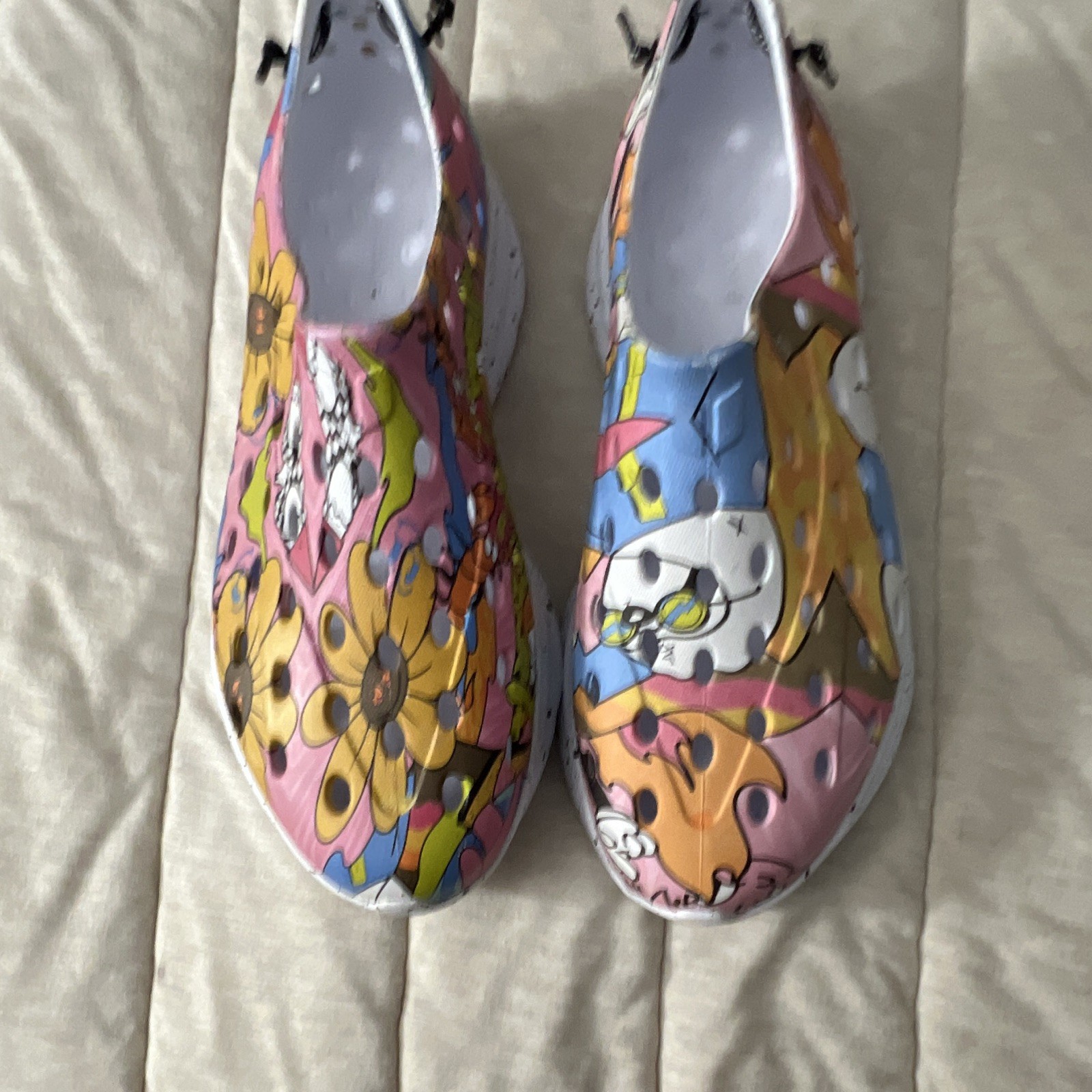 Bzees Niche Women’s 8 M Multicolor Floral Slip-On Lightweight Comfort Wedge