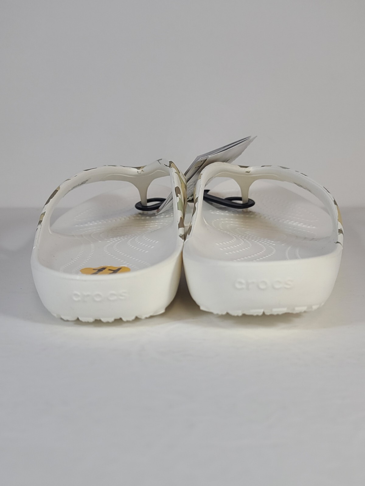 Crocs Women’s Kadee II Graphics Flip Flops Thong Sandals Size 11 – Camo/White