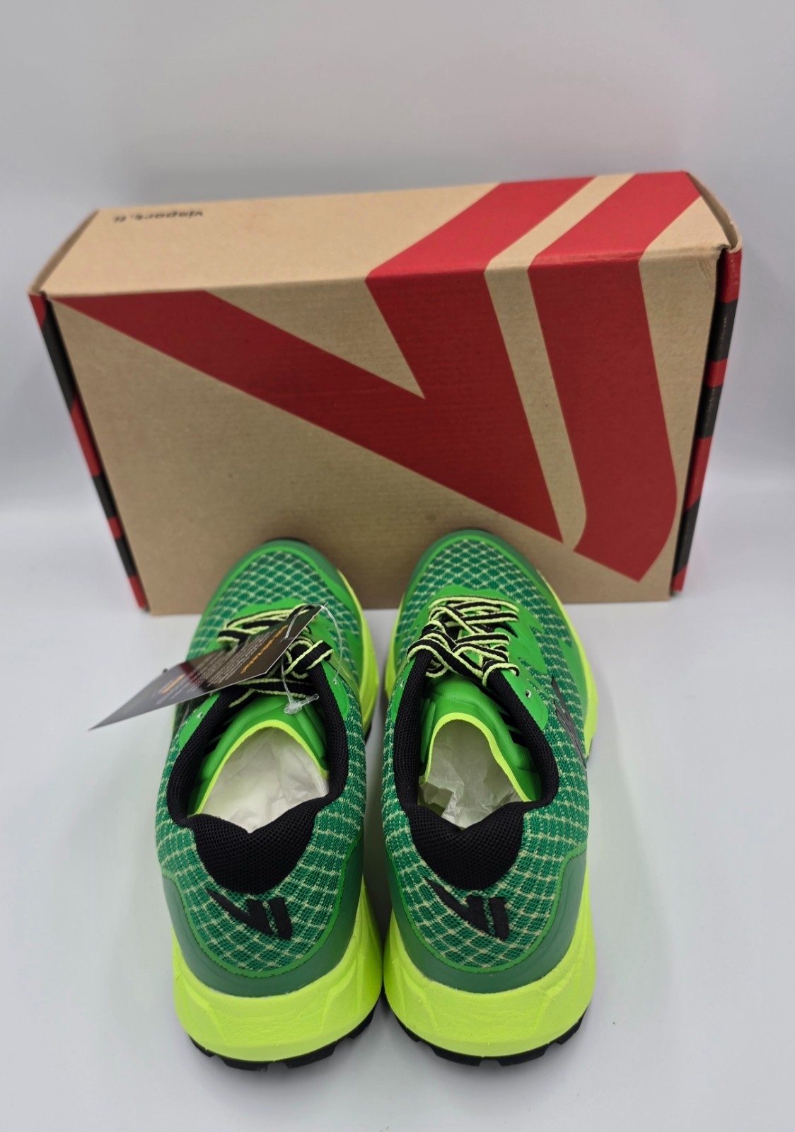 VJ Ultra Trail Running Shoes 6W 4.5Y Green Butyl Rubber EU 36 Finland New