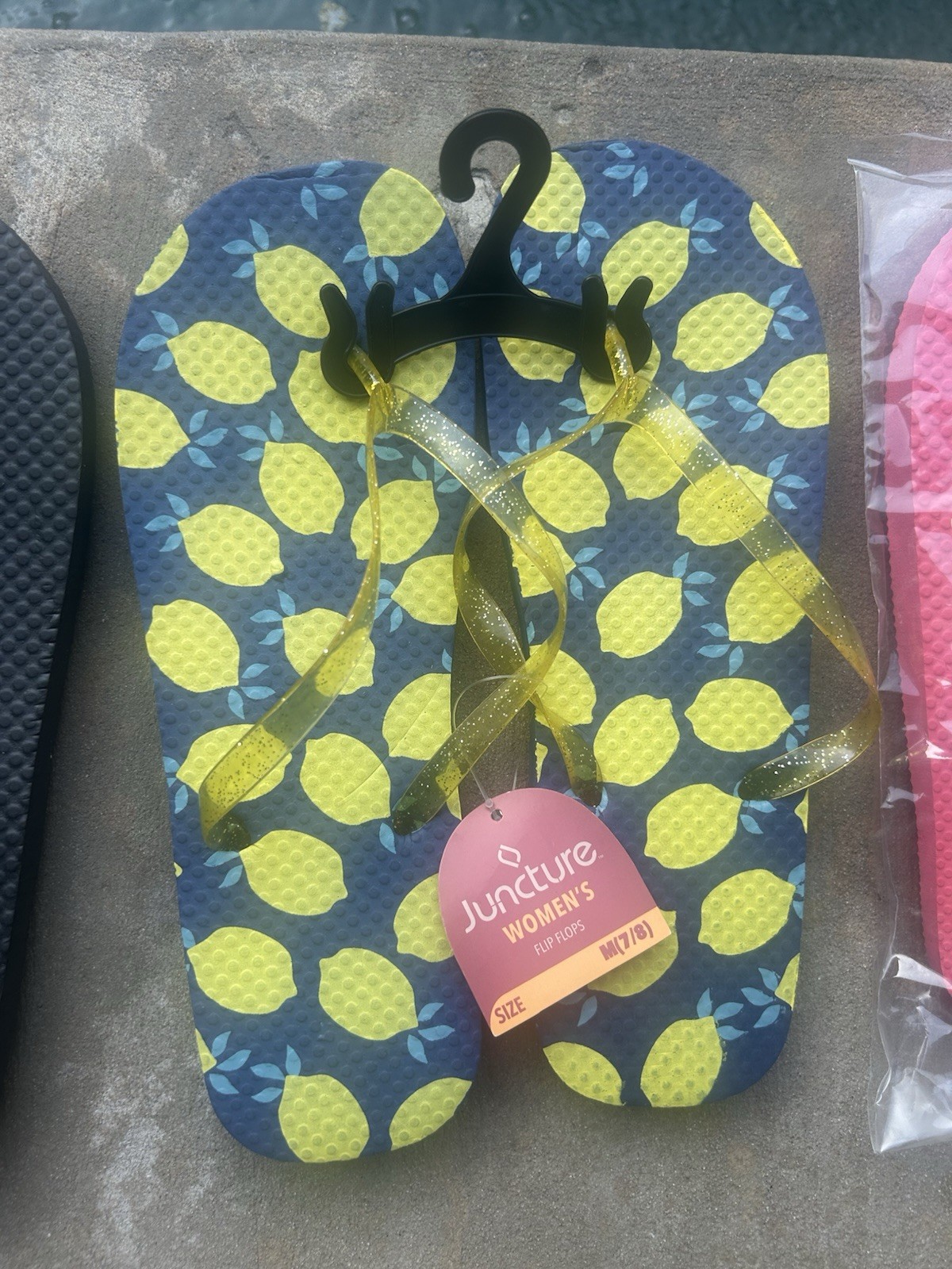 Lot of 5 Juncture Women’s Flip Flops Size 7/8 New Assorted Colors NWT
