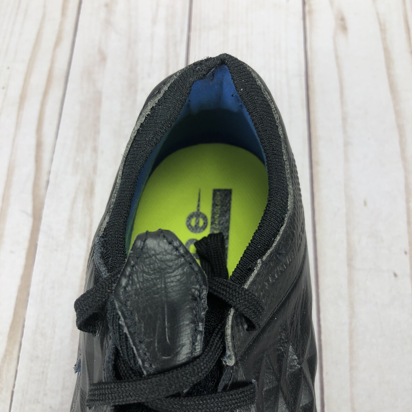 Nike Tiempo Legend 8 Elite FG ACC Soccer Cleats Black Red Size W7/M5.5