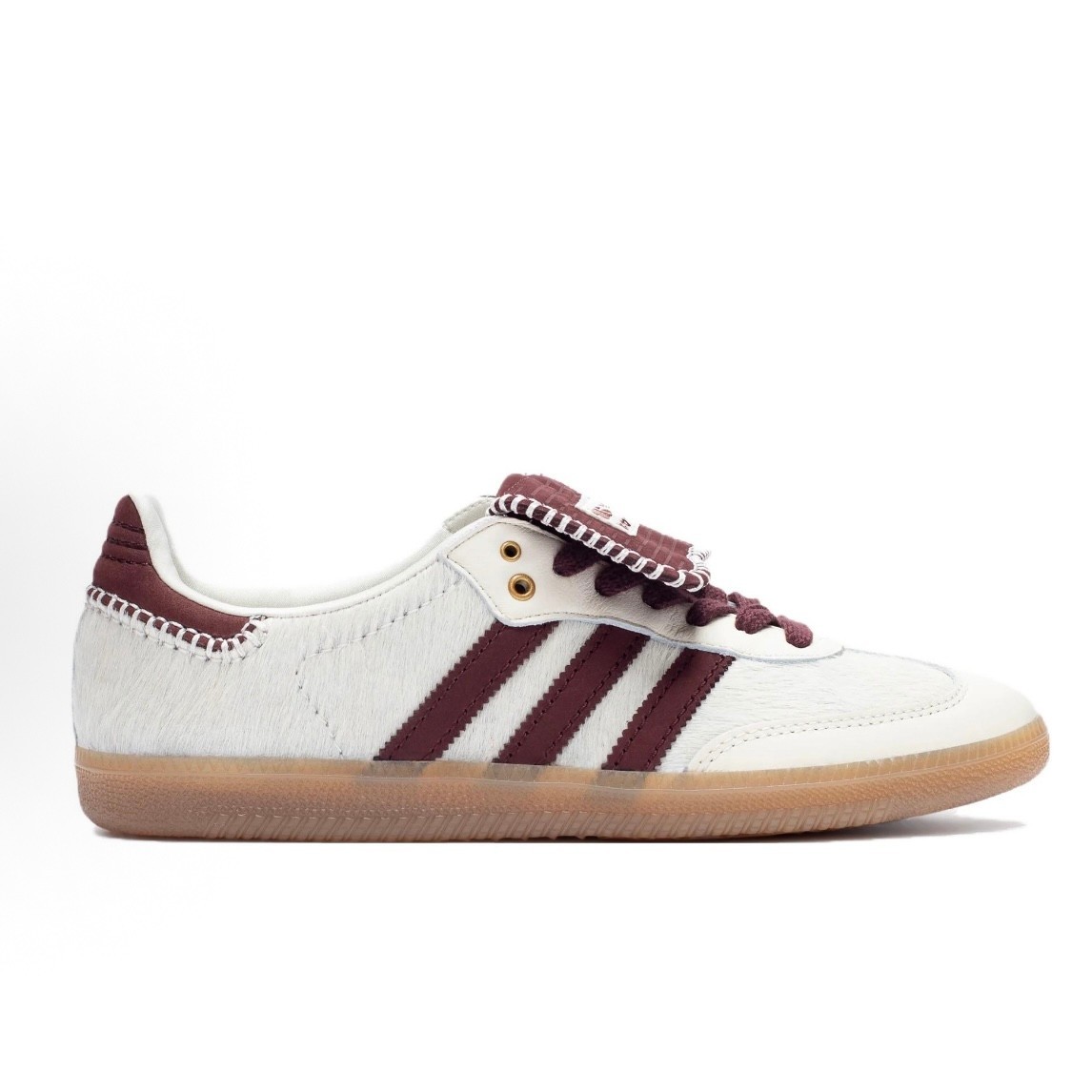 Unisex Wales Bonner x adidas Originals Black/Brown Sanba Pony Tonal Casual Shoes