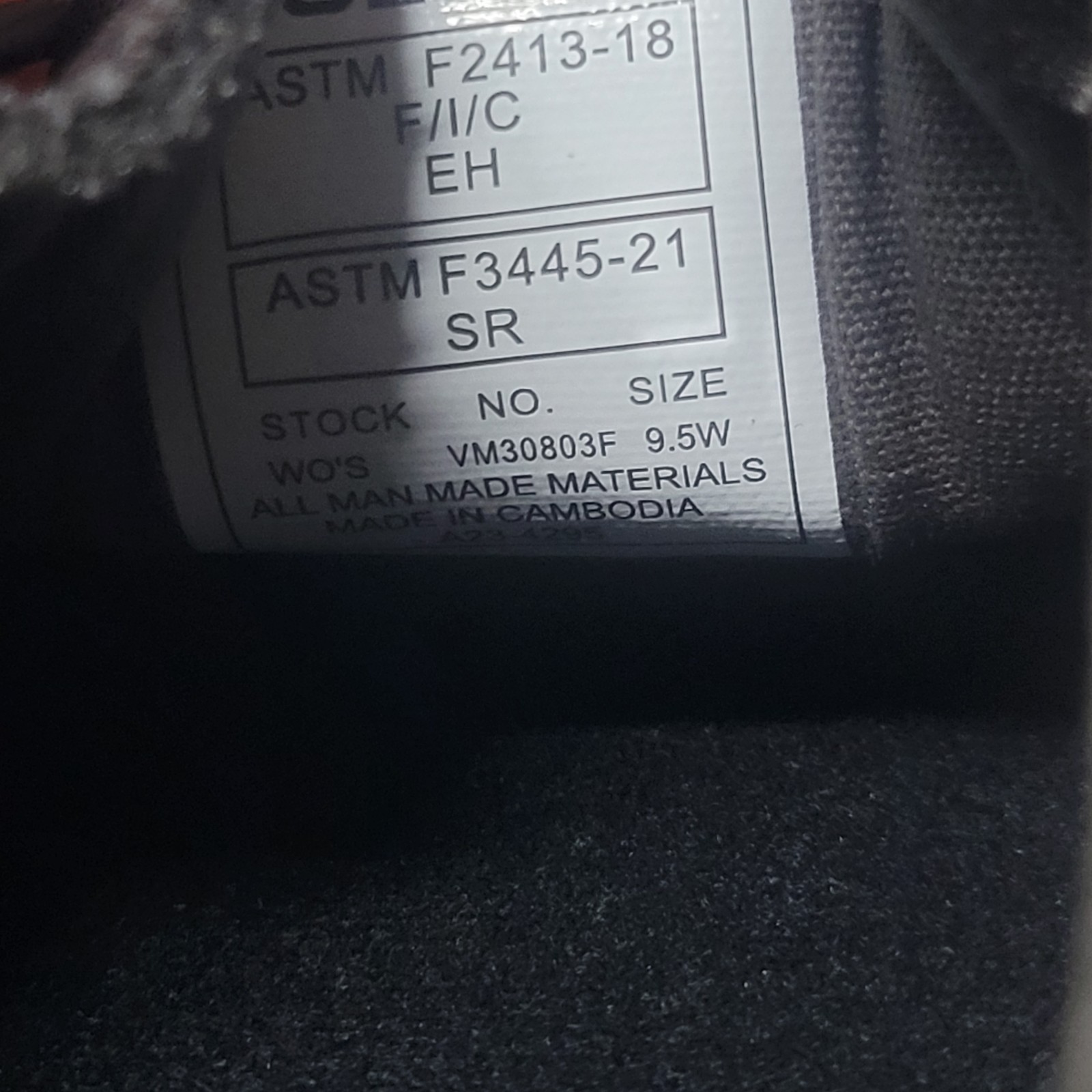 Volcom Chill Comp Toe Work Shoe Grey Womens Size 9.5W