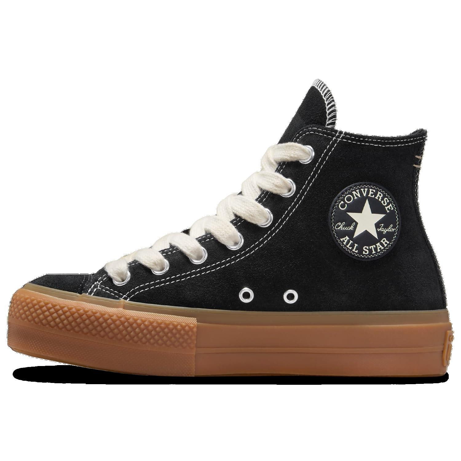 Converse Womens’ Chuck Taylor All Star Lift Basketball Shoes – Black
