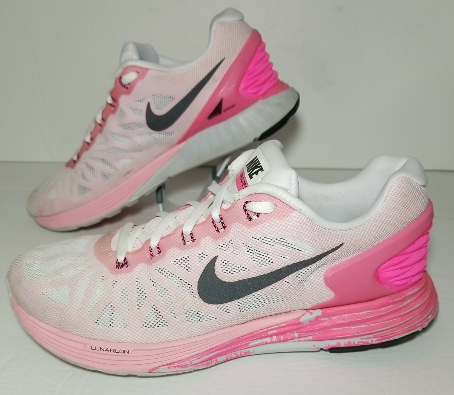 Nike Lunarglide 6 Women’s Running Shoe Size 7.5 Pink 654434-106