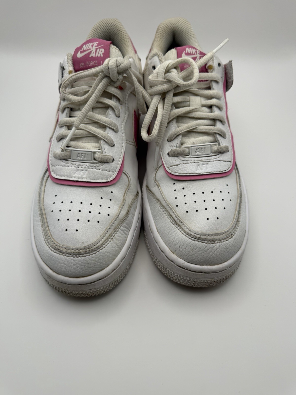 Nike Air Force 1 Shadow White Pink CI0919-102 Women’s Size 8.5 Sneakers