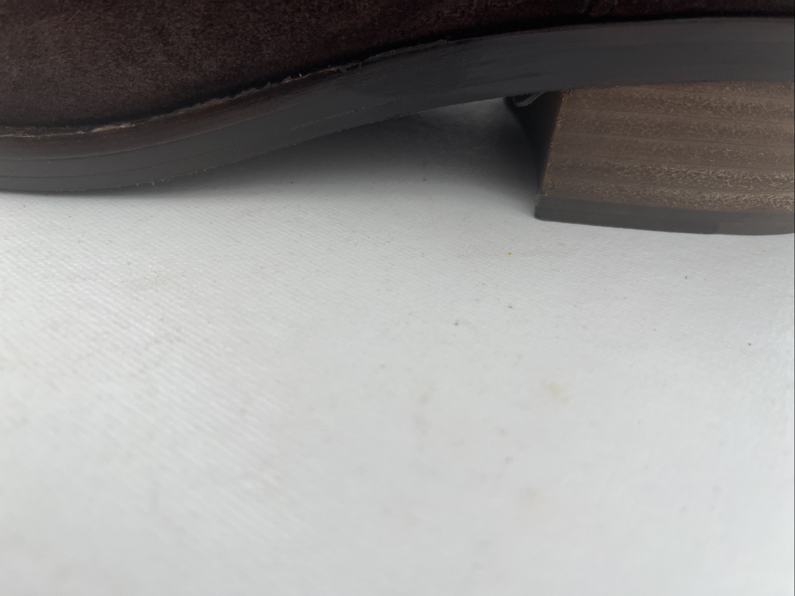 Lucky Brand Caleb Fringe Suede Boots Womens 9.5M Brown Western Bohemian Retro