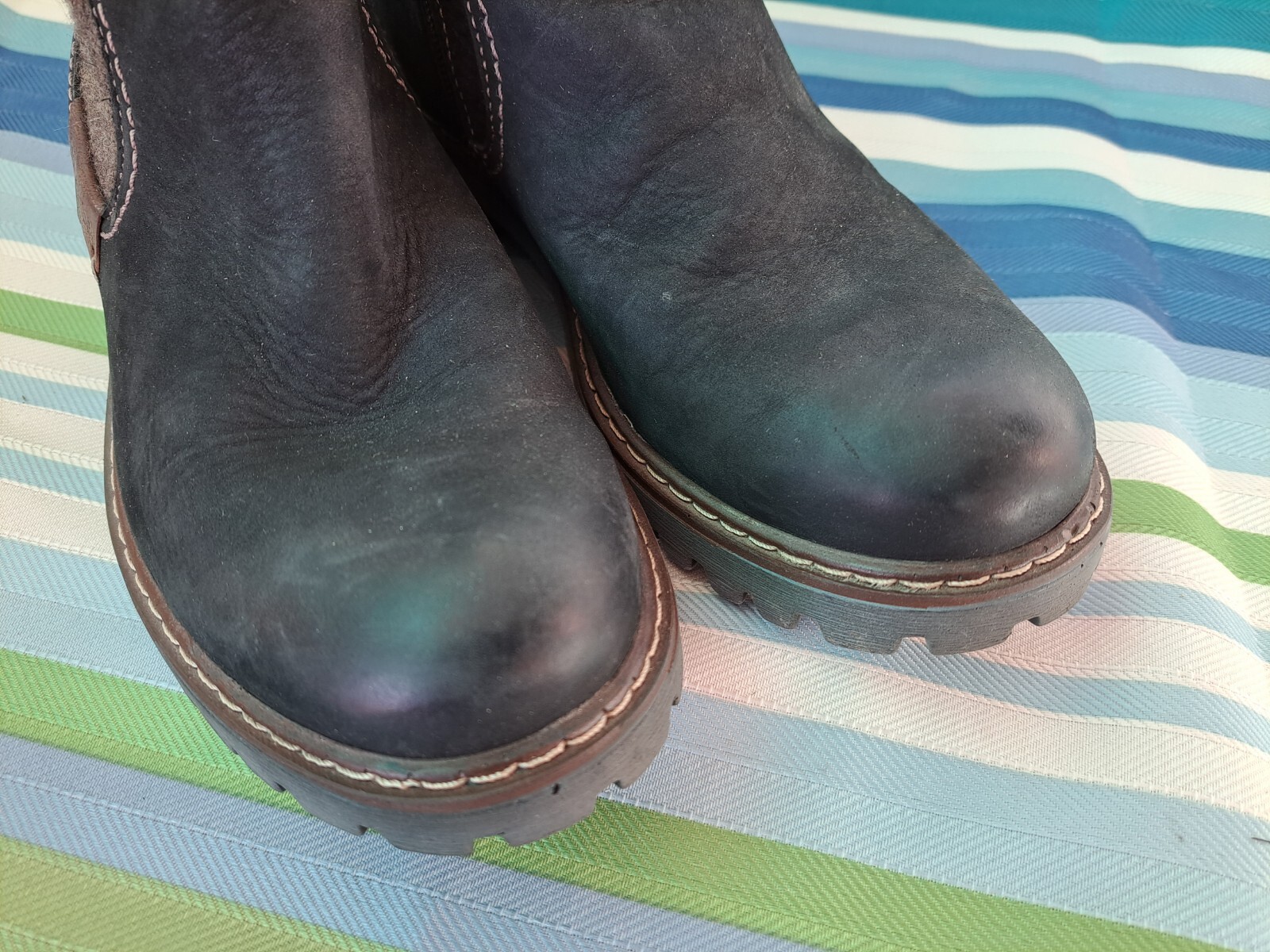JOSEF SIEBEL MARTA BROWN LEATHER BOOTS EU 36 USA 6 EUC