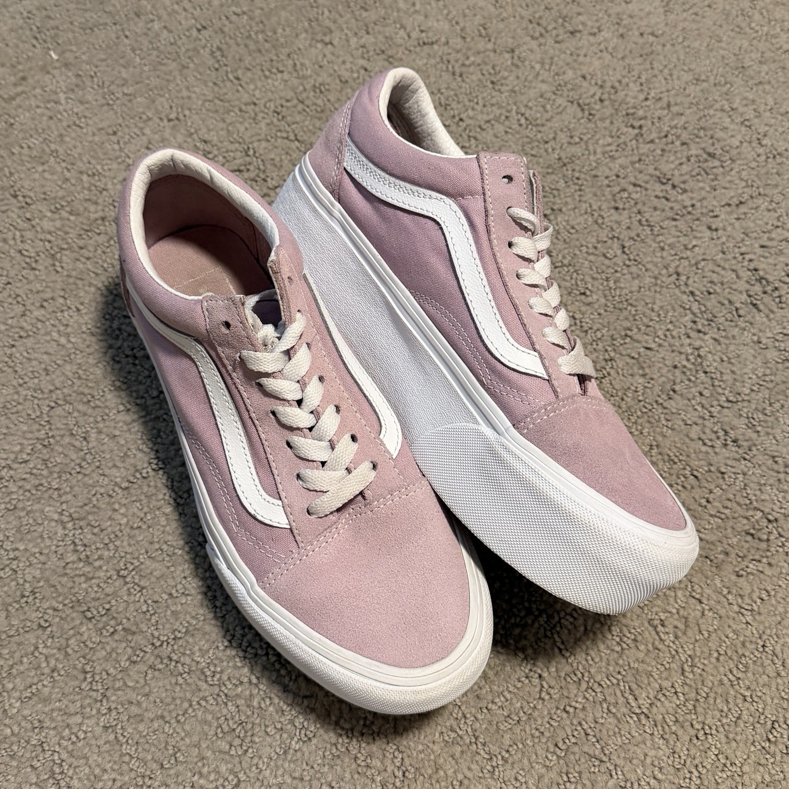 Suede vans Stackform Flatforms US 7.5/ Euro 38