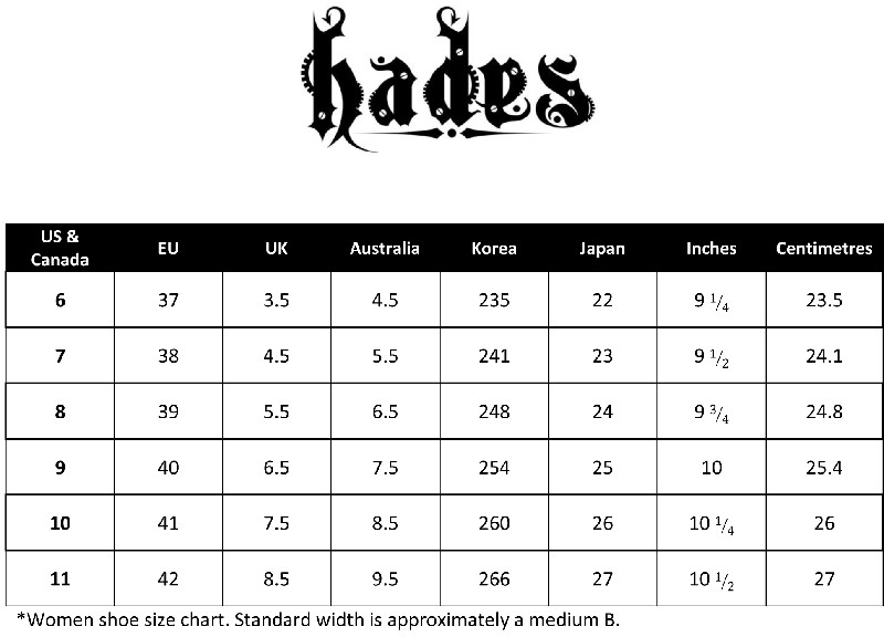 Hades + Alchemy Gothic BLACK WIDOW Ankle Boots 5″ Chrome Dragon Heel 6-12 NIB