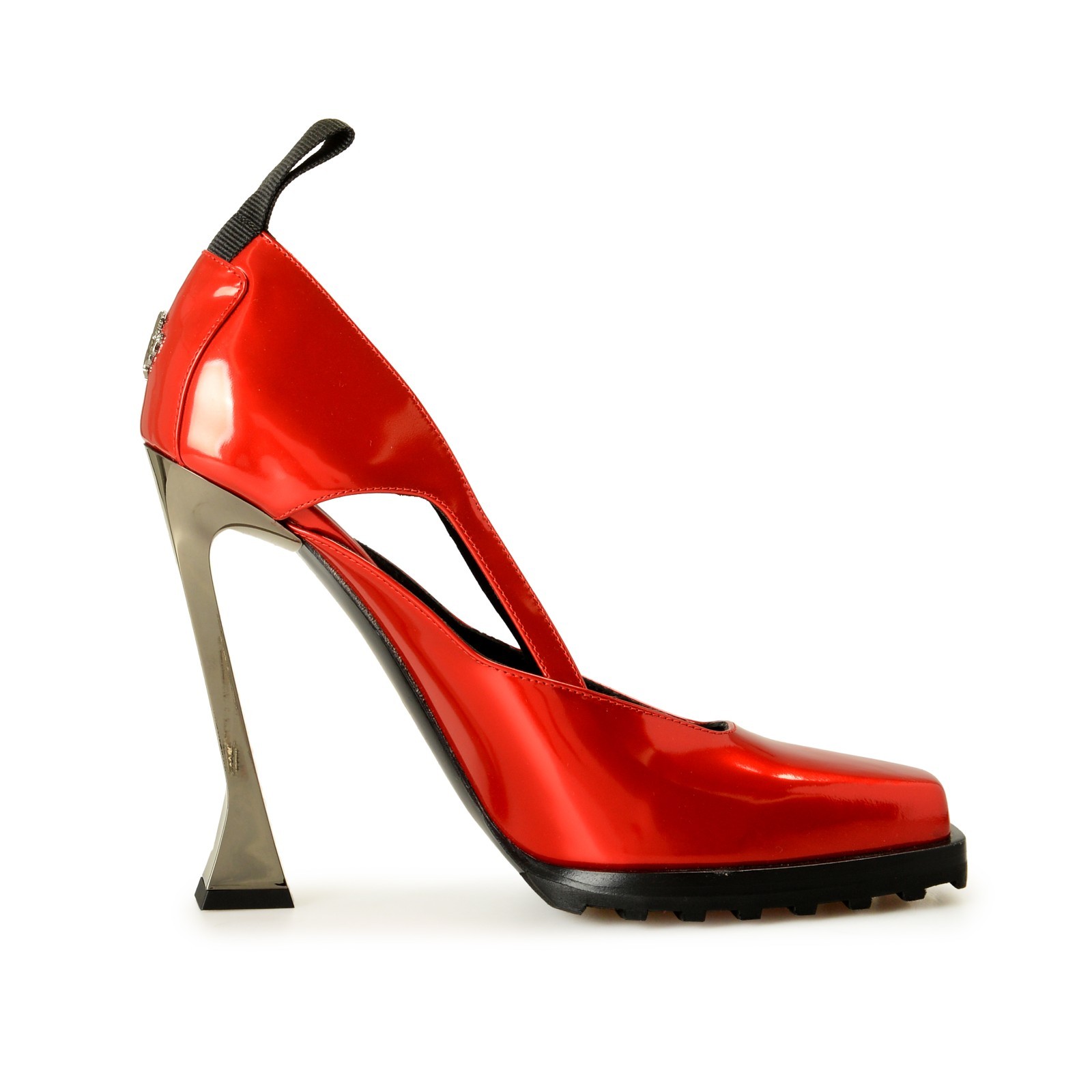 Scuderia Ferrari Women’s Iconology 100% Leather High Heel Pump Shoes US 8 IT 38