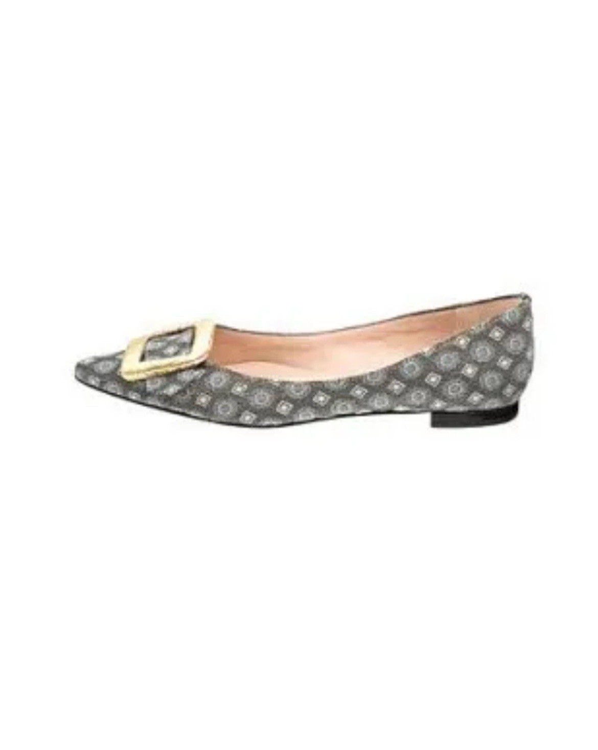 $230 Oscar by Oscar de la Renta Size 8.5 Gold Brocade Flats