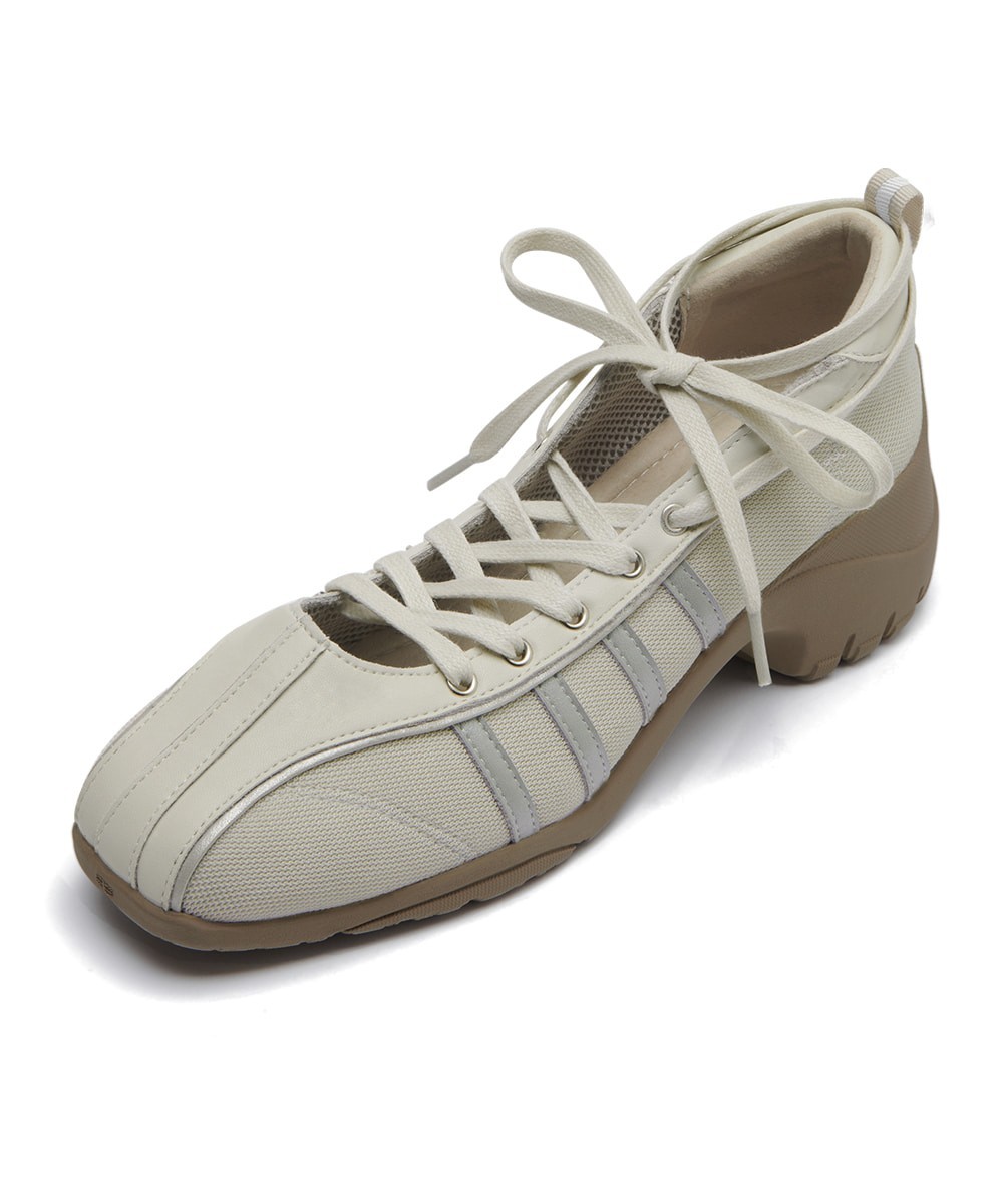 Rockfish Weatherwear ILLIT Worn BLISS Heel Laceup Sneakers Beige