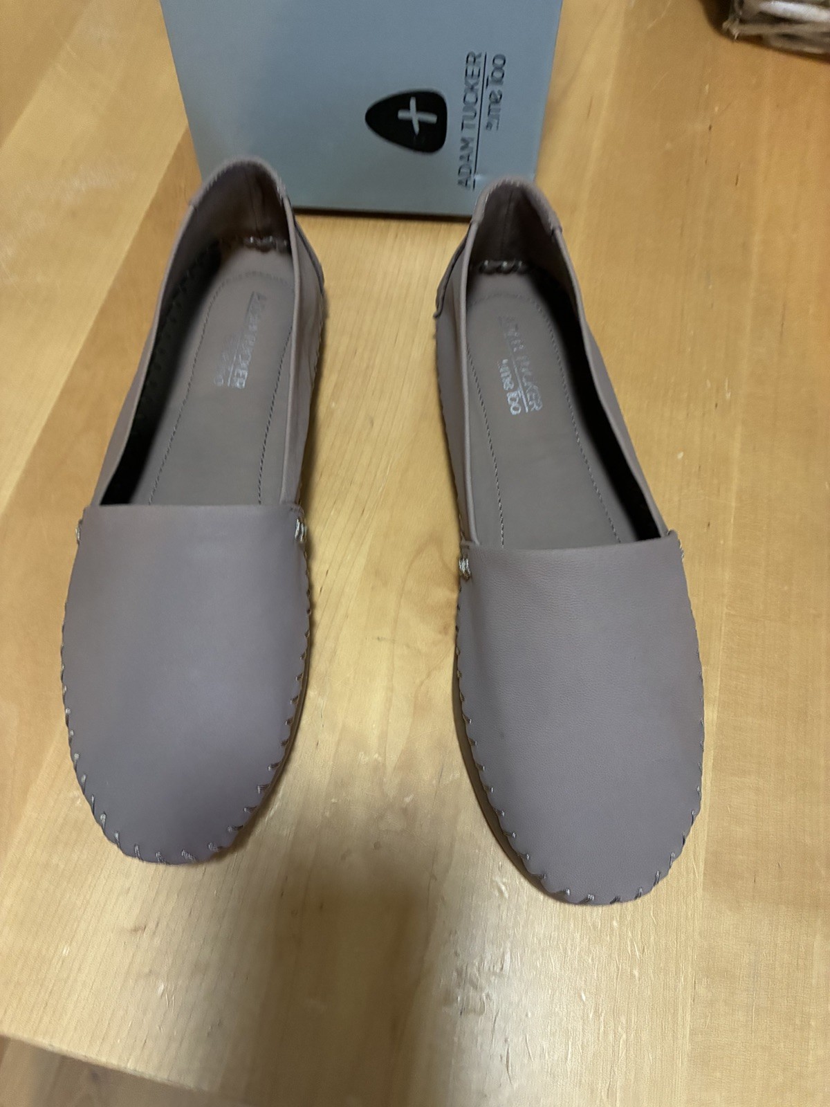 WOMEN’S FLATS- 8.5 – NUBUCK – ROSEWOOD – STYLE SOLO-NR ADAM TUCKER BY ME, TOO