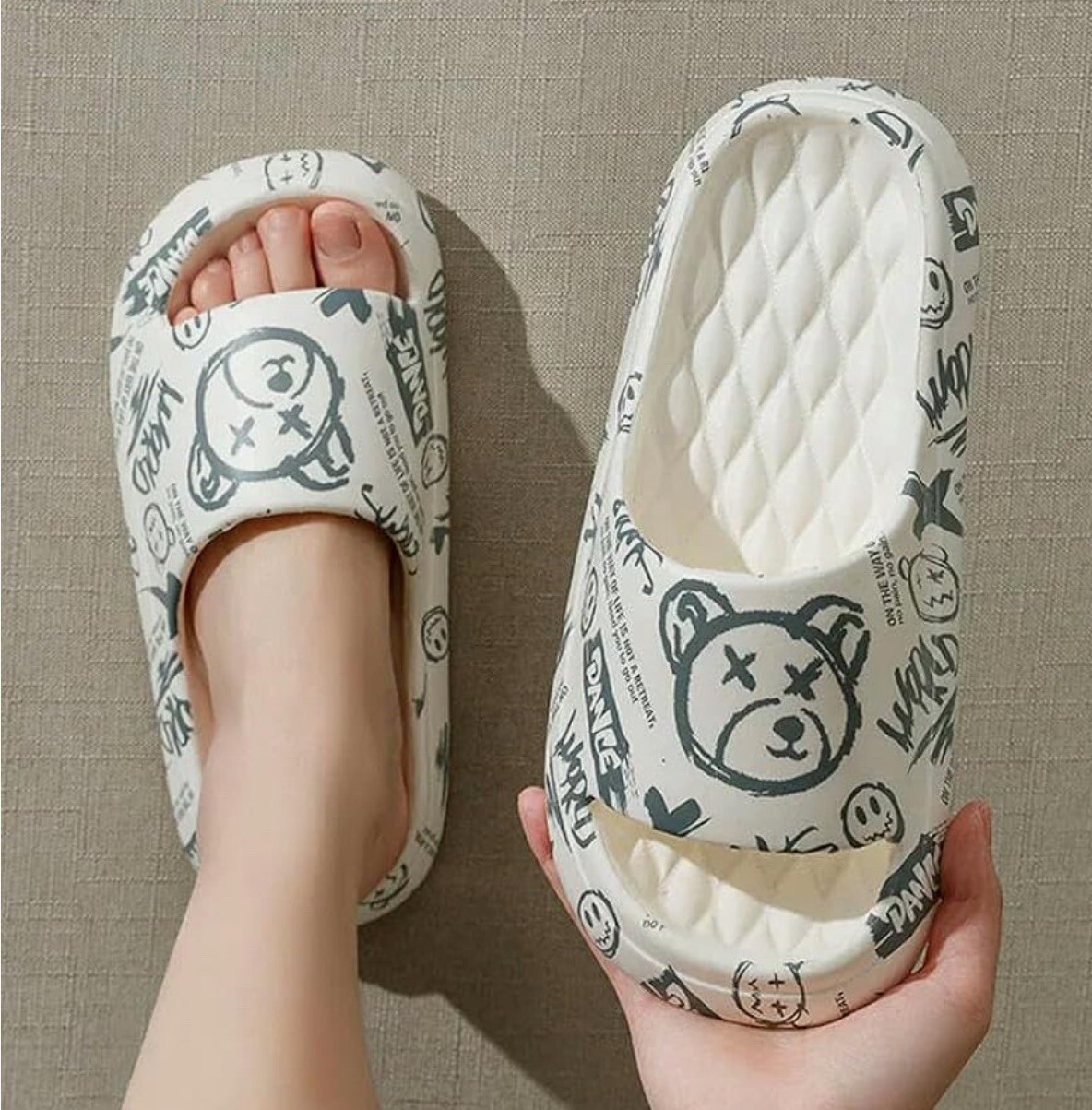 Unisex Eva Anti-Slippery Home Slippers, Perfect For Summer Indoor And Outdoor