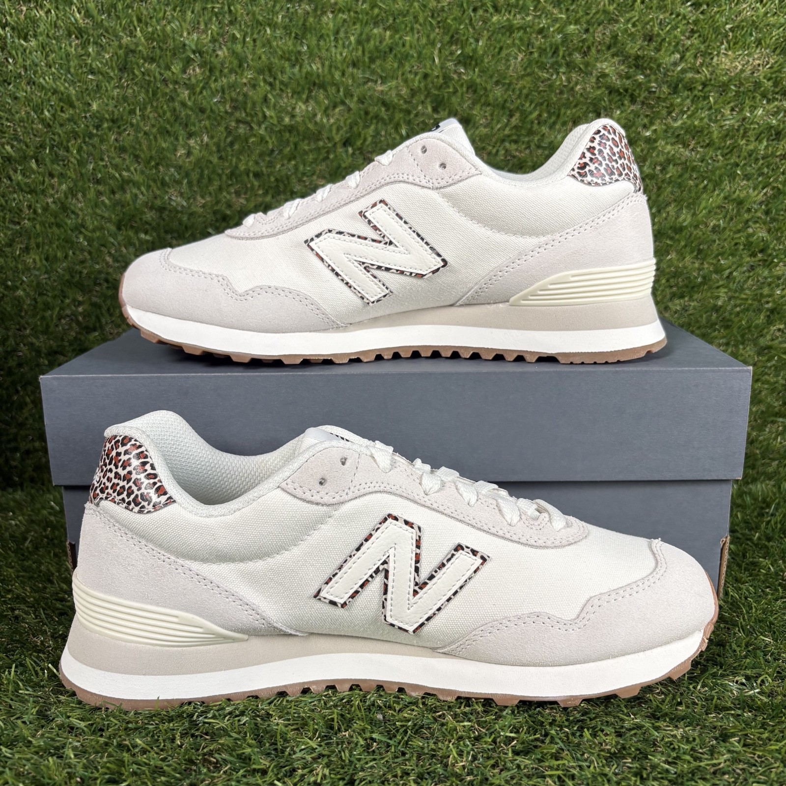 New Balance 515 Leopard White Comfy Women Size 10 Casual Shoes Sneaker WL515SO3
