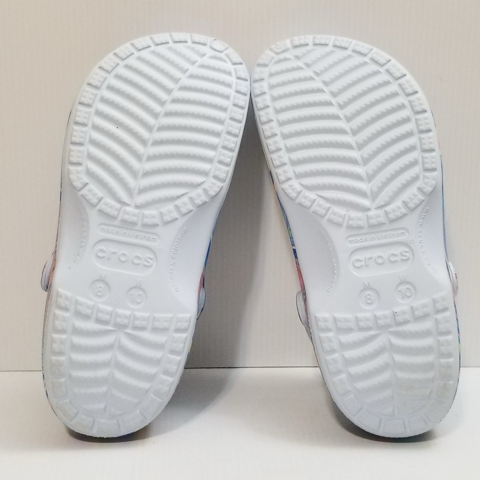 Crocs Adult Unisex Baya Lined Printed Clog Multicolor Size M 8 W 10 #205975 EUC