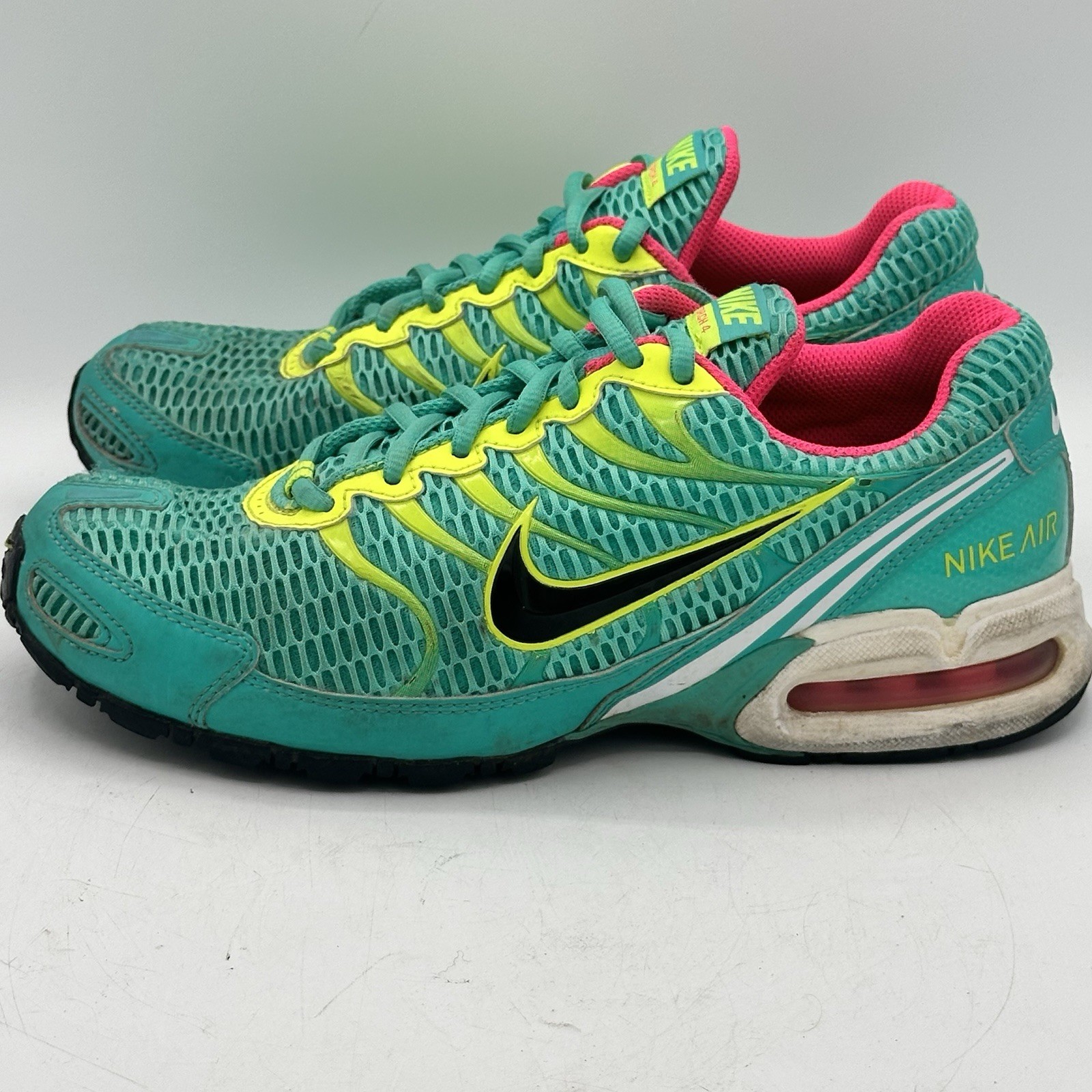 Nike Air Max Torch 4 Teal Pink Athletic Sneakers 343851-376 Women’s Shoes Sz 8.5