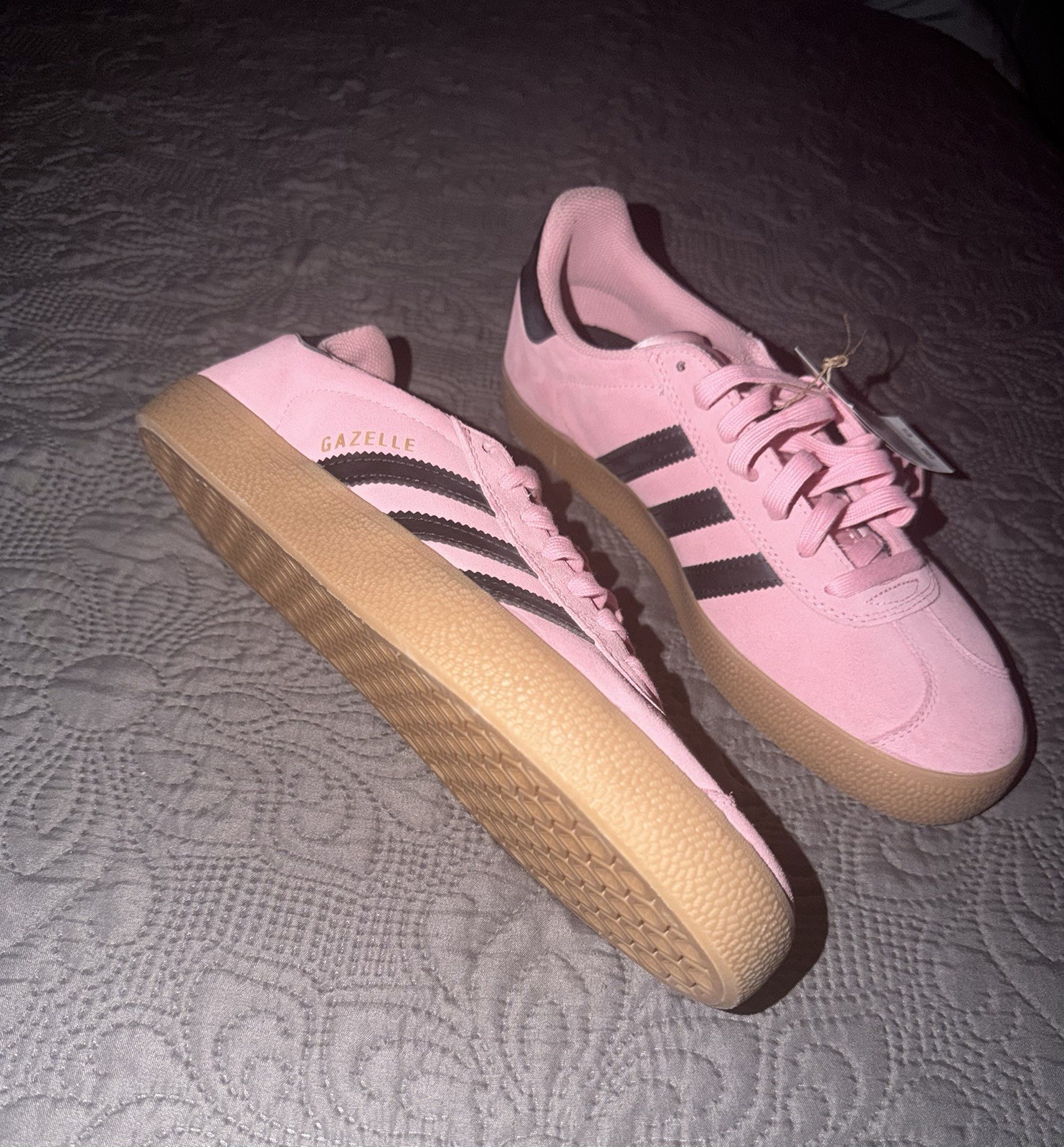 Adidas Gazelle ADV Sneakers Shoes – Unisex -Pink Size M10-W11