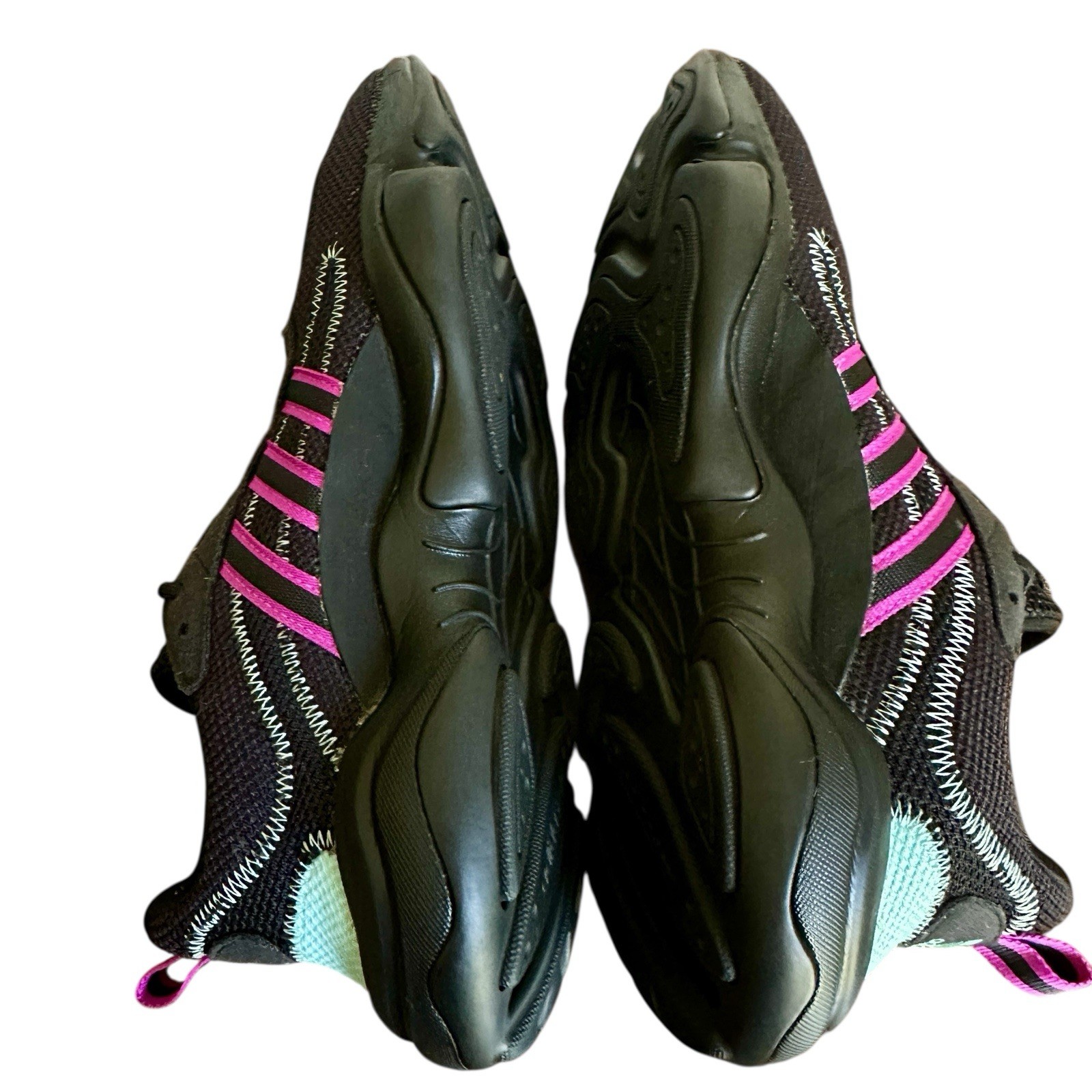 Adidas Originals Haiwee Sneakers Athletic Shoes Women’s Size 9 Black Pink EF4457