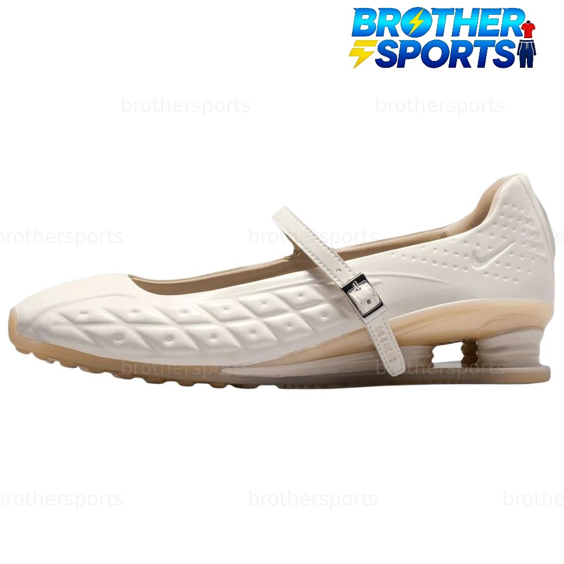 Nike SHOX Z Flat Mary Jane Shoes Women’s Beige IR5510-100