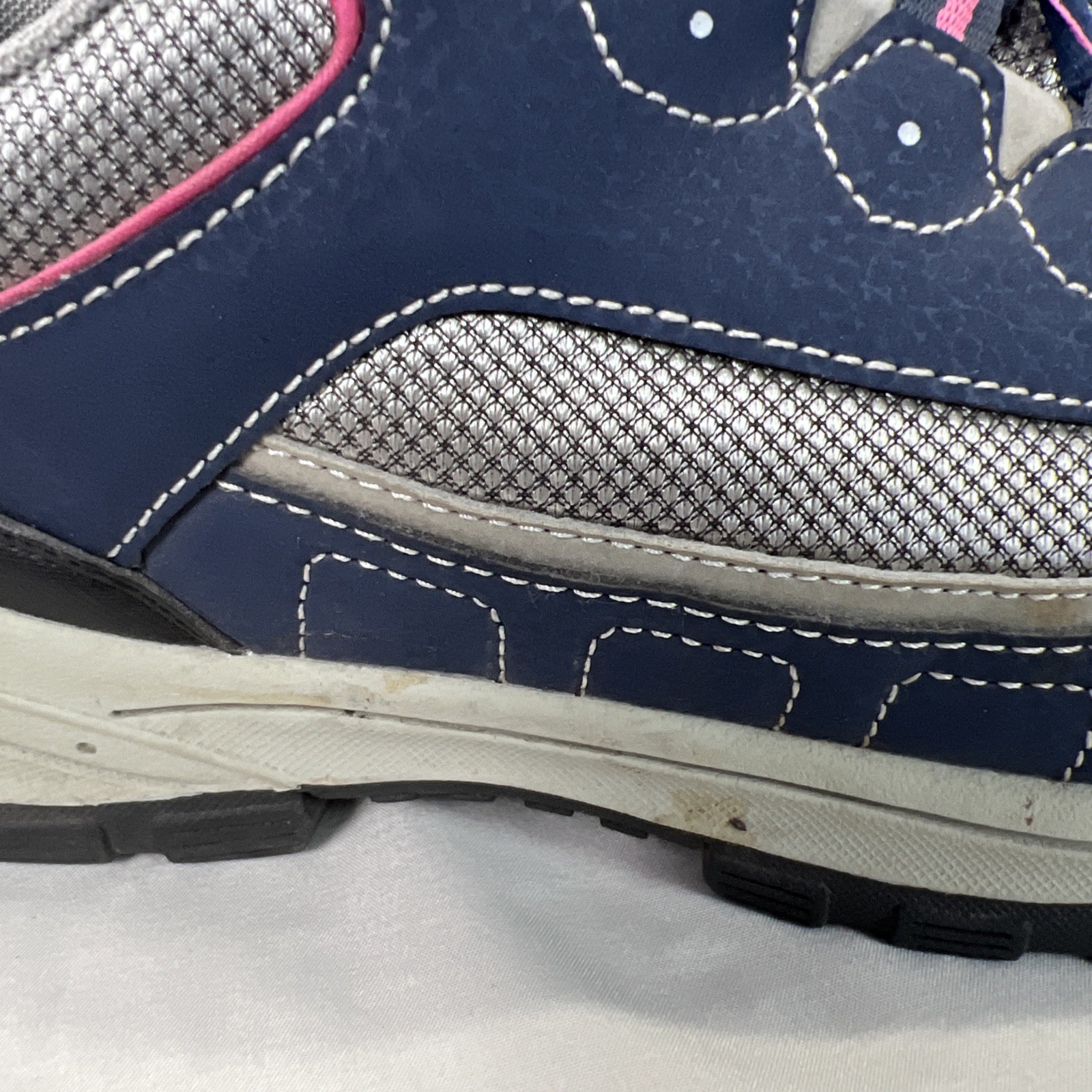 Brahma Shoes Womens 10 Steel Toe Slip Oil Resistant Work Workwear Gray Blue Good
