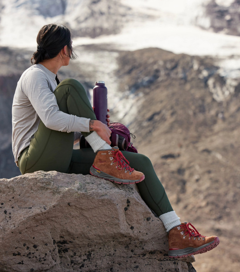 DANNER Mountain 600 Women’s, Brown/Red (NOT SHIP TO CA,NY) (NEW)